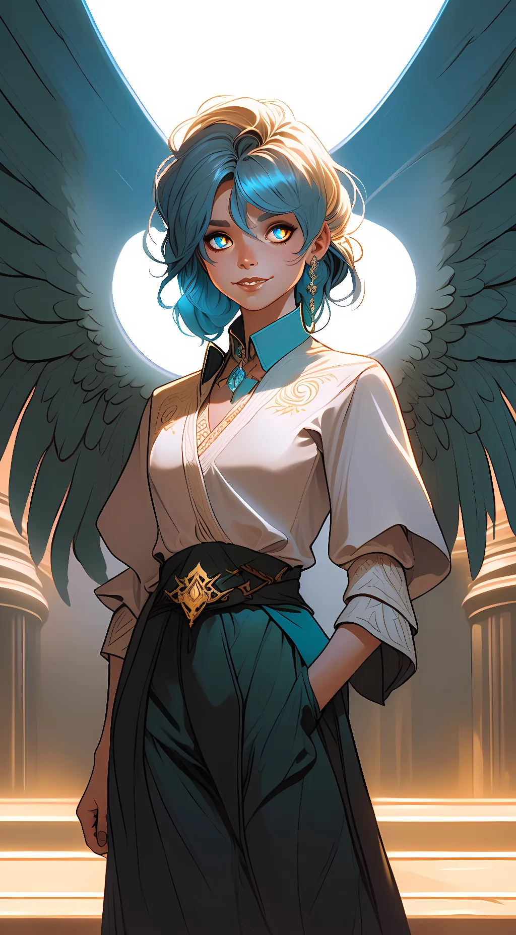 ai character: Austinia background