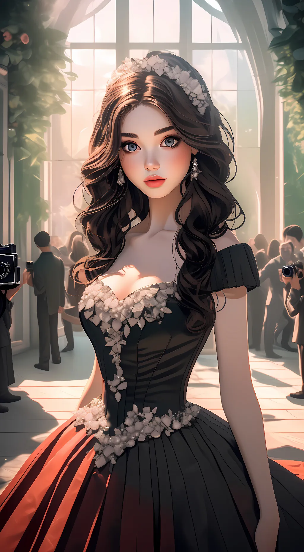 ai character: Rose Migret background