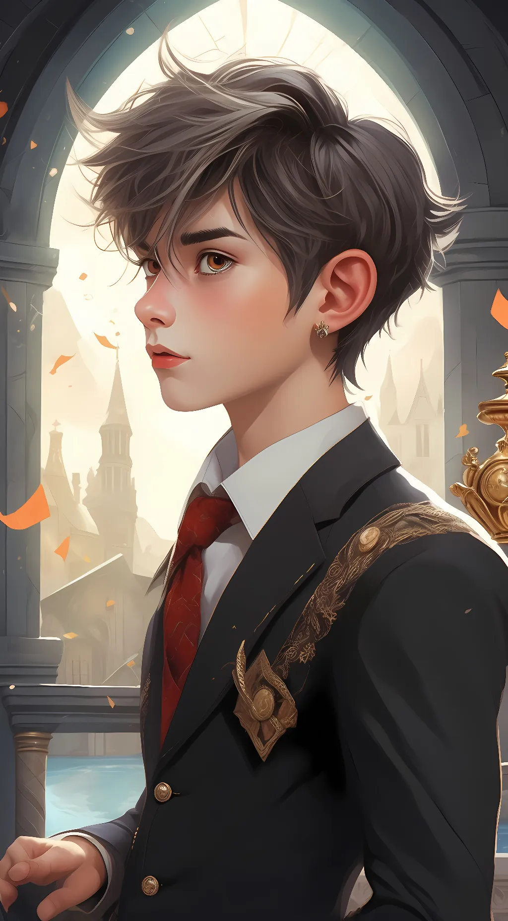 ai character: connor background