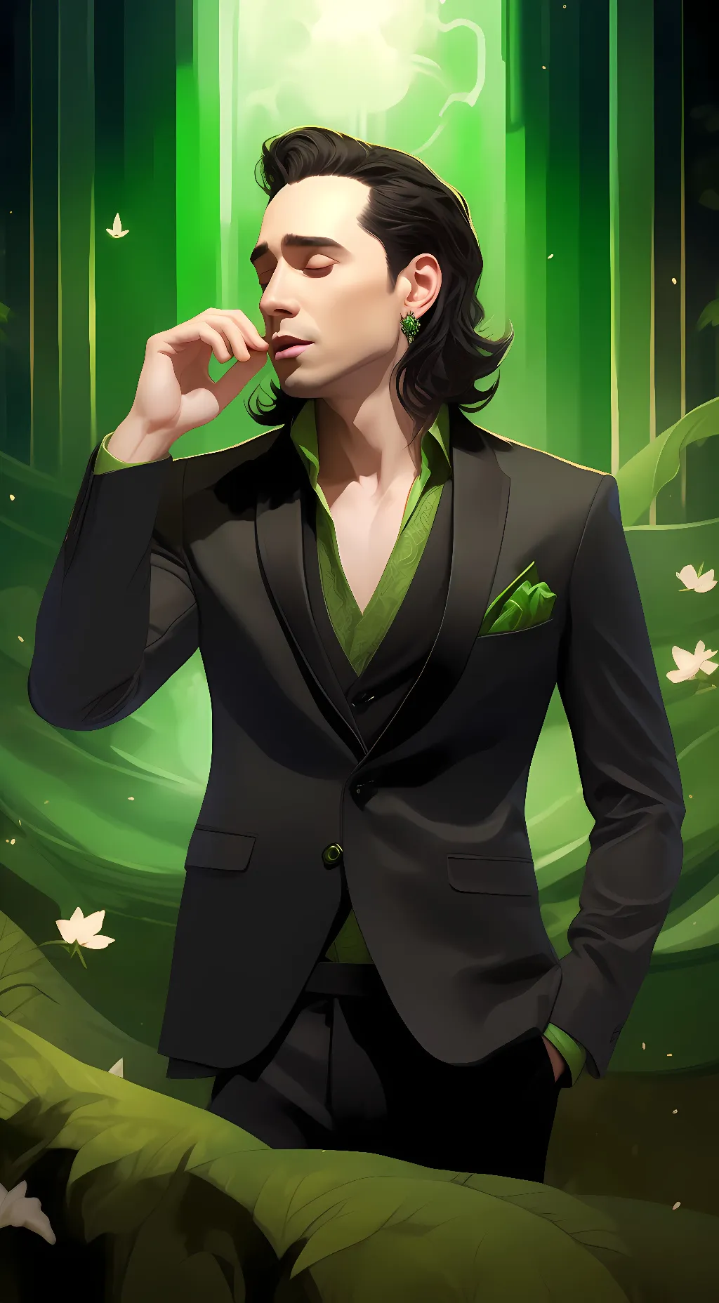 ai character: Loki background
