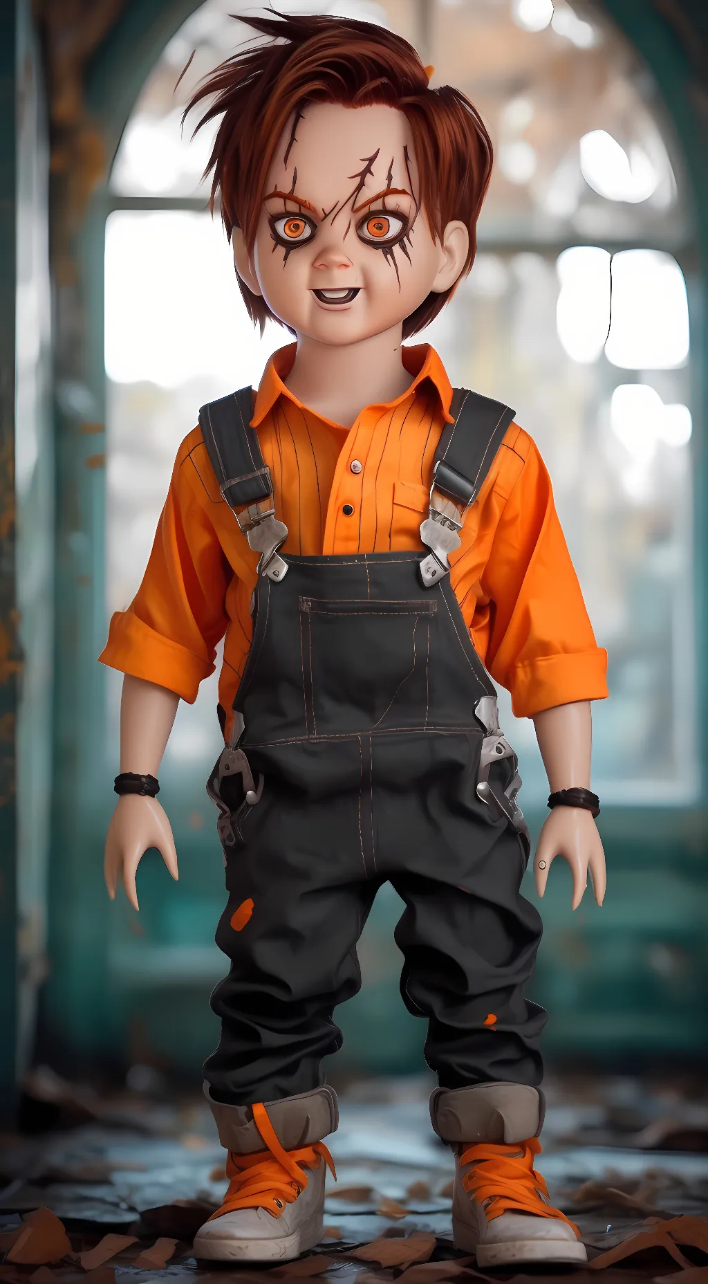 ai character: chuckles background