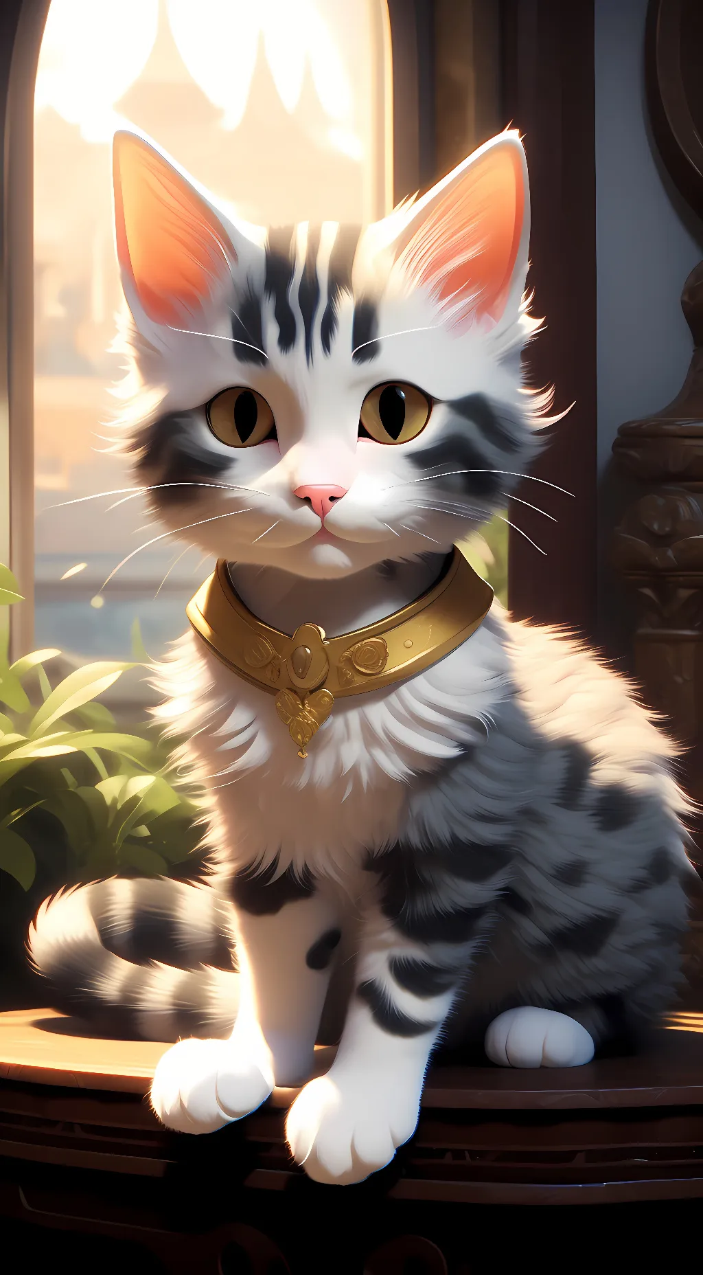 ai character: FamilyEaterCat background