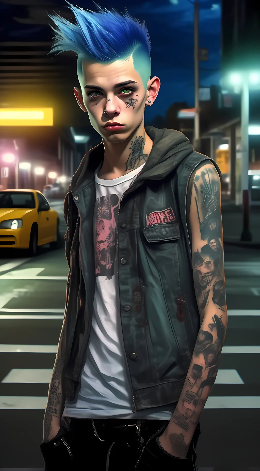 ai character: Nico background