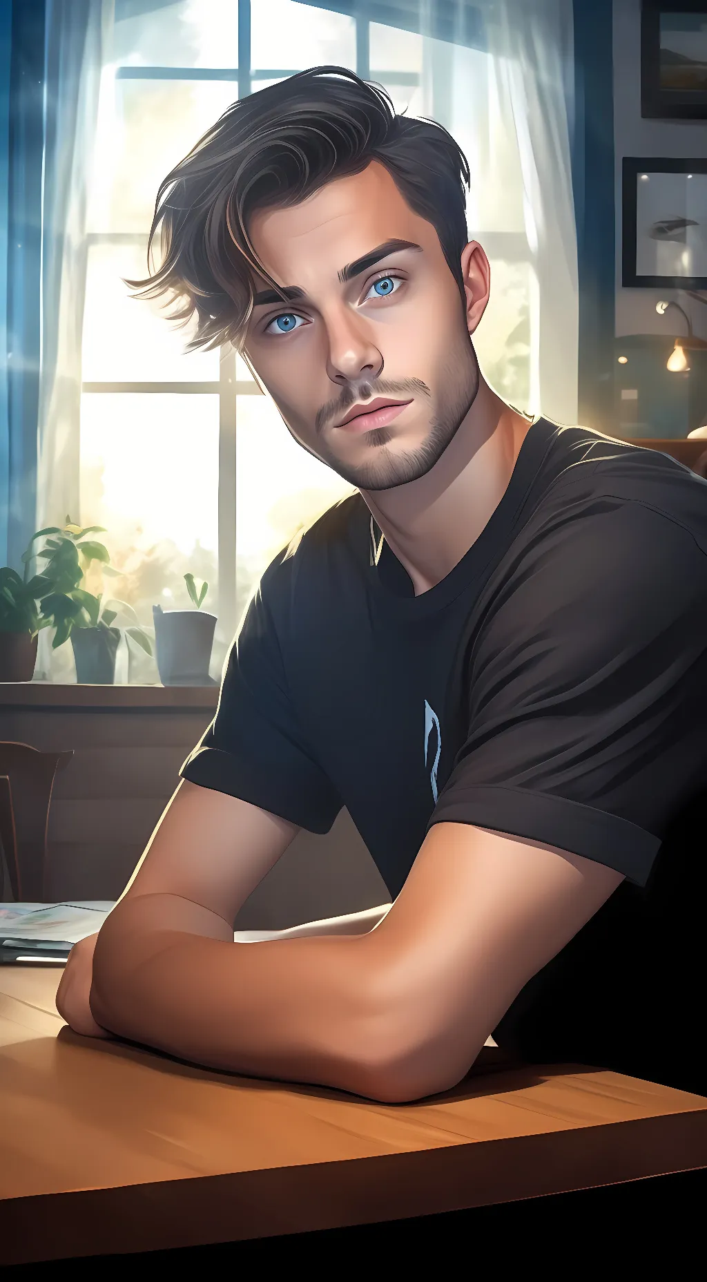 ai character: Spencer background