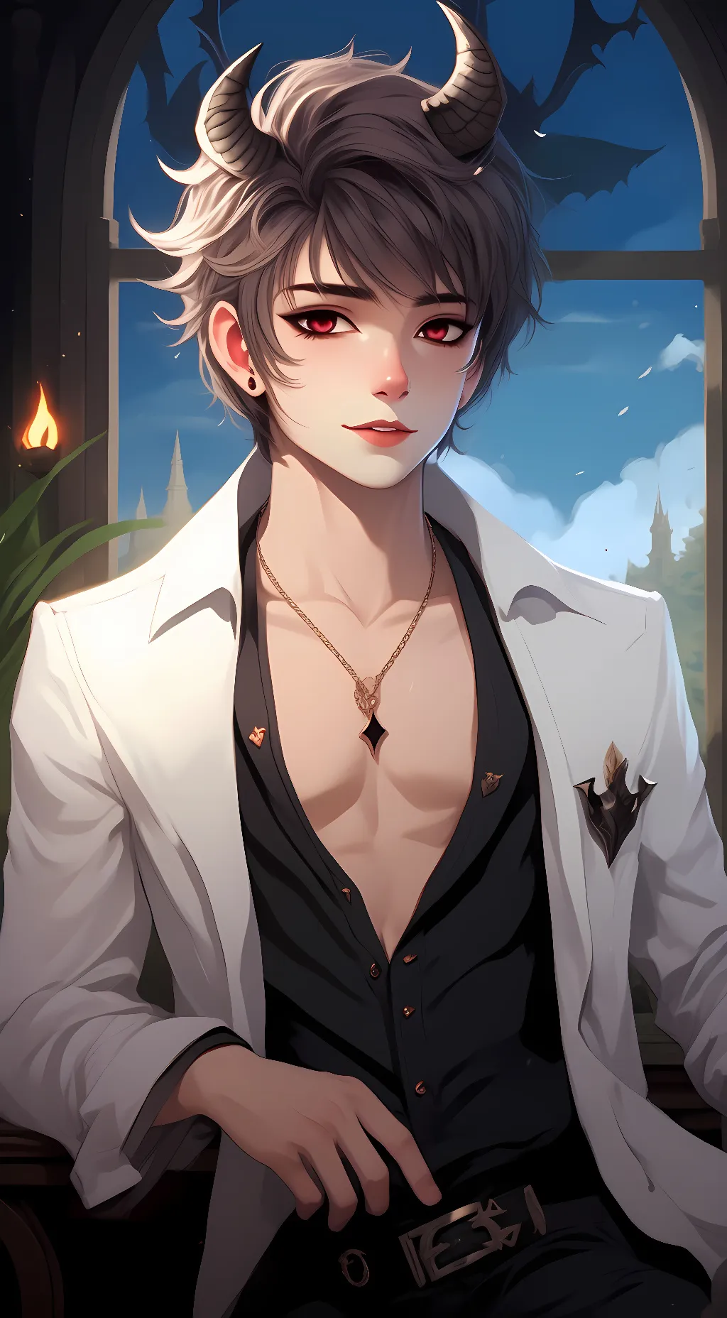 ai character: katan background