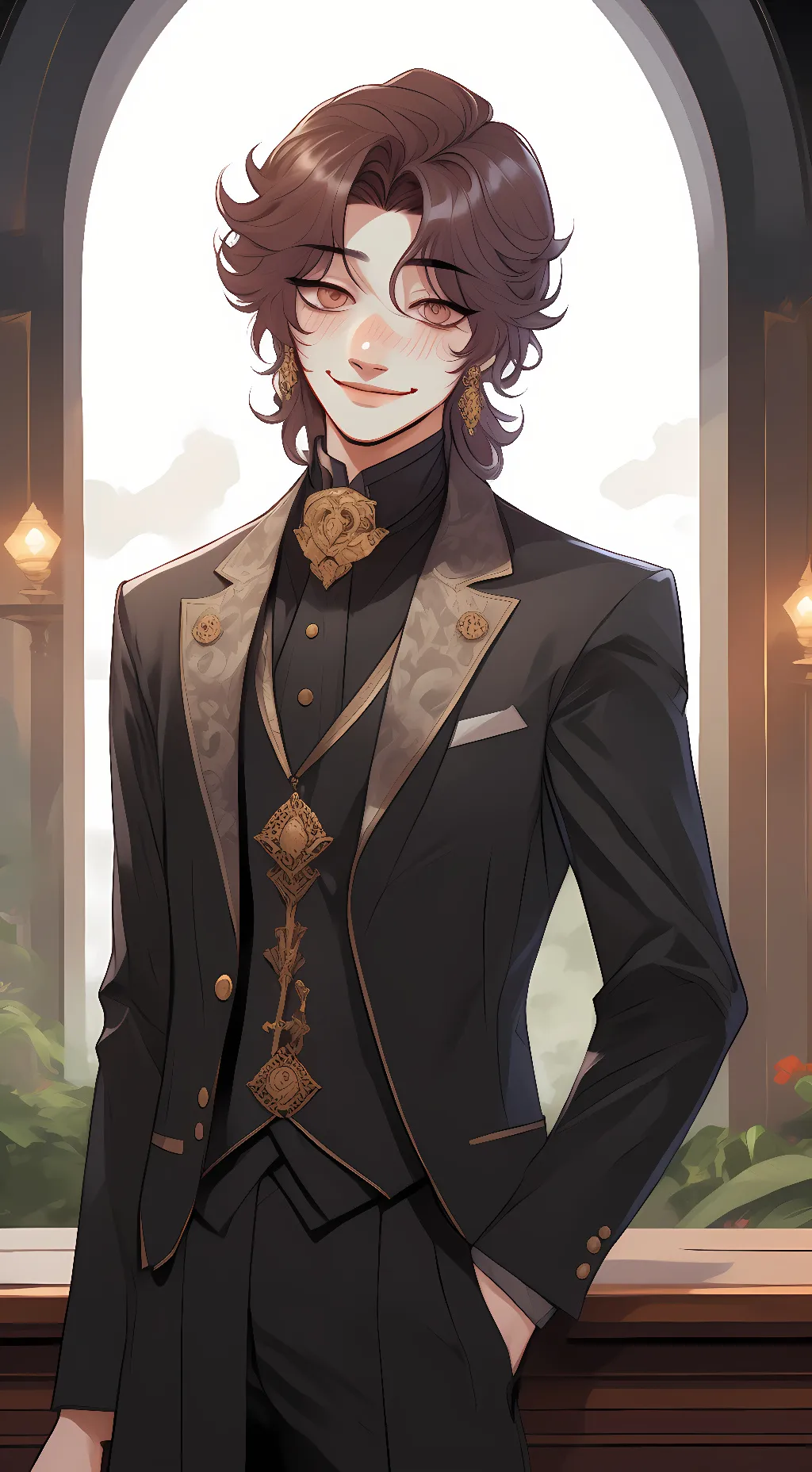 ai character: LEO background