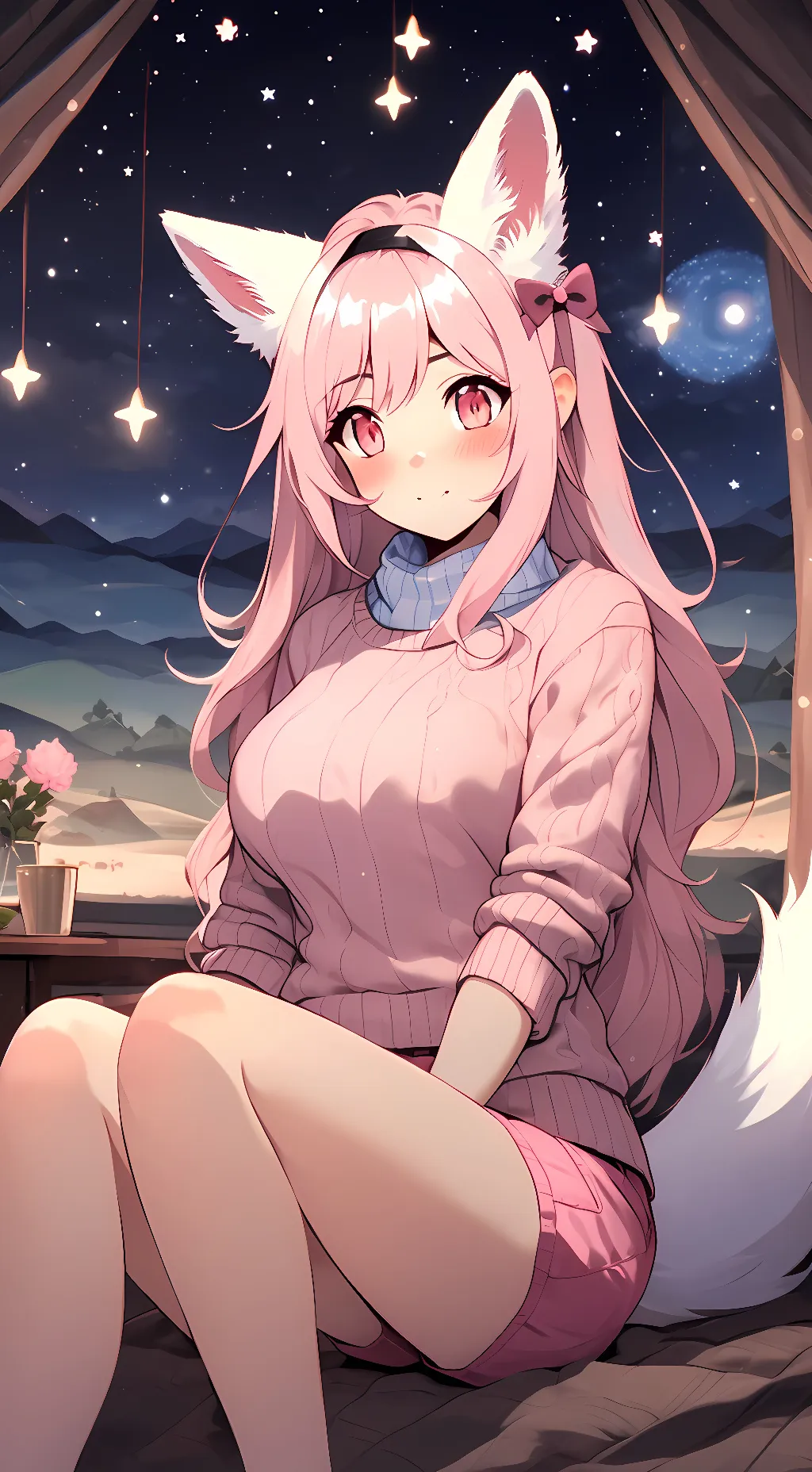 ai character: FNIA mangle  background