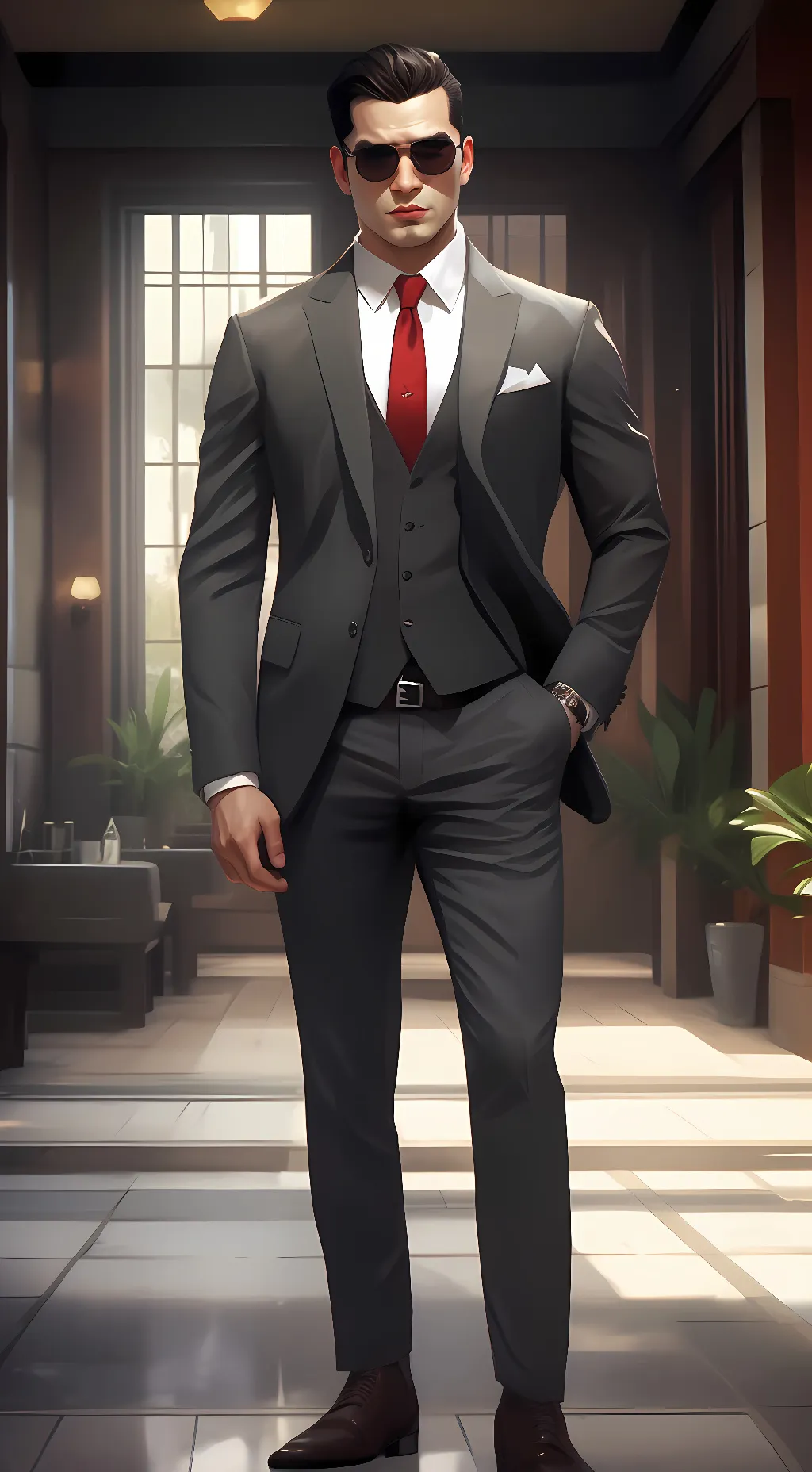 ai character: ghosty background