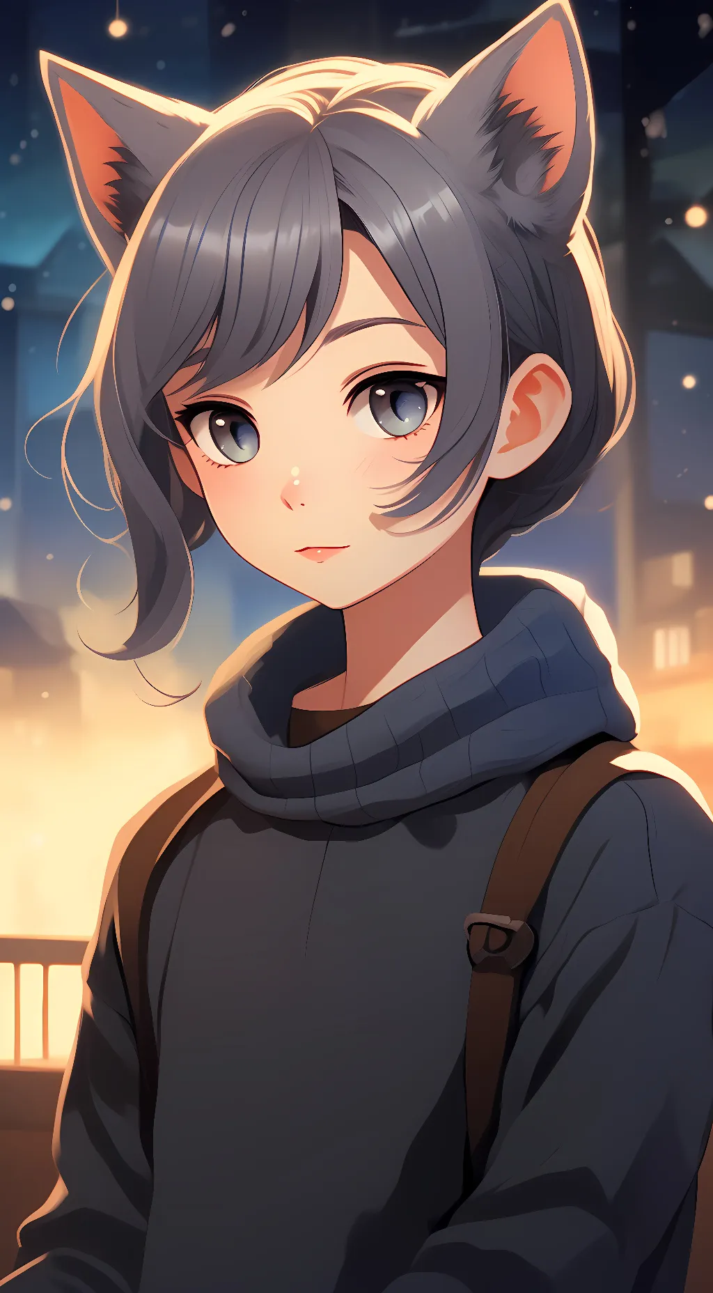 ai character: kittie background