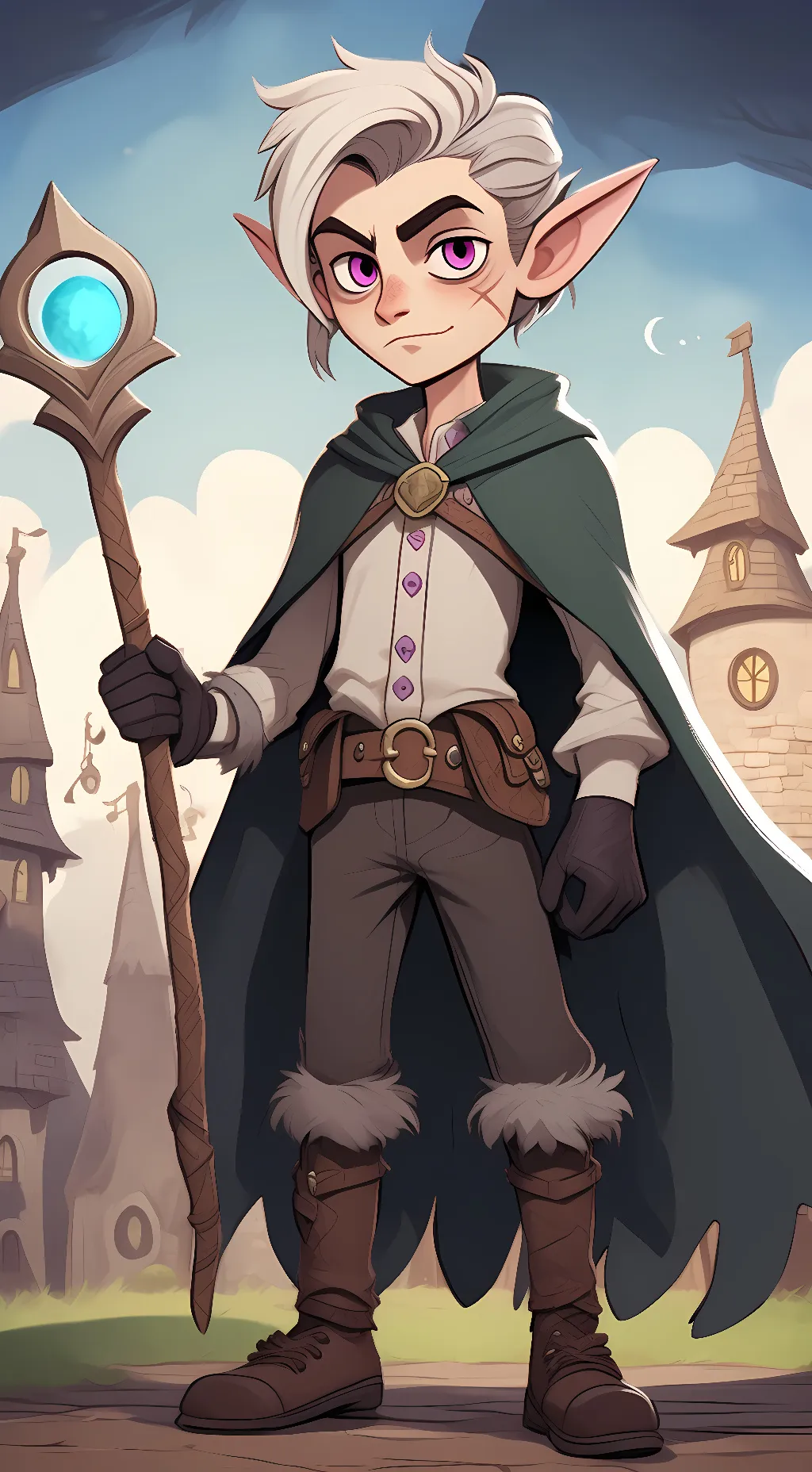 ai character: Hunter  background