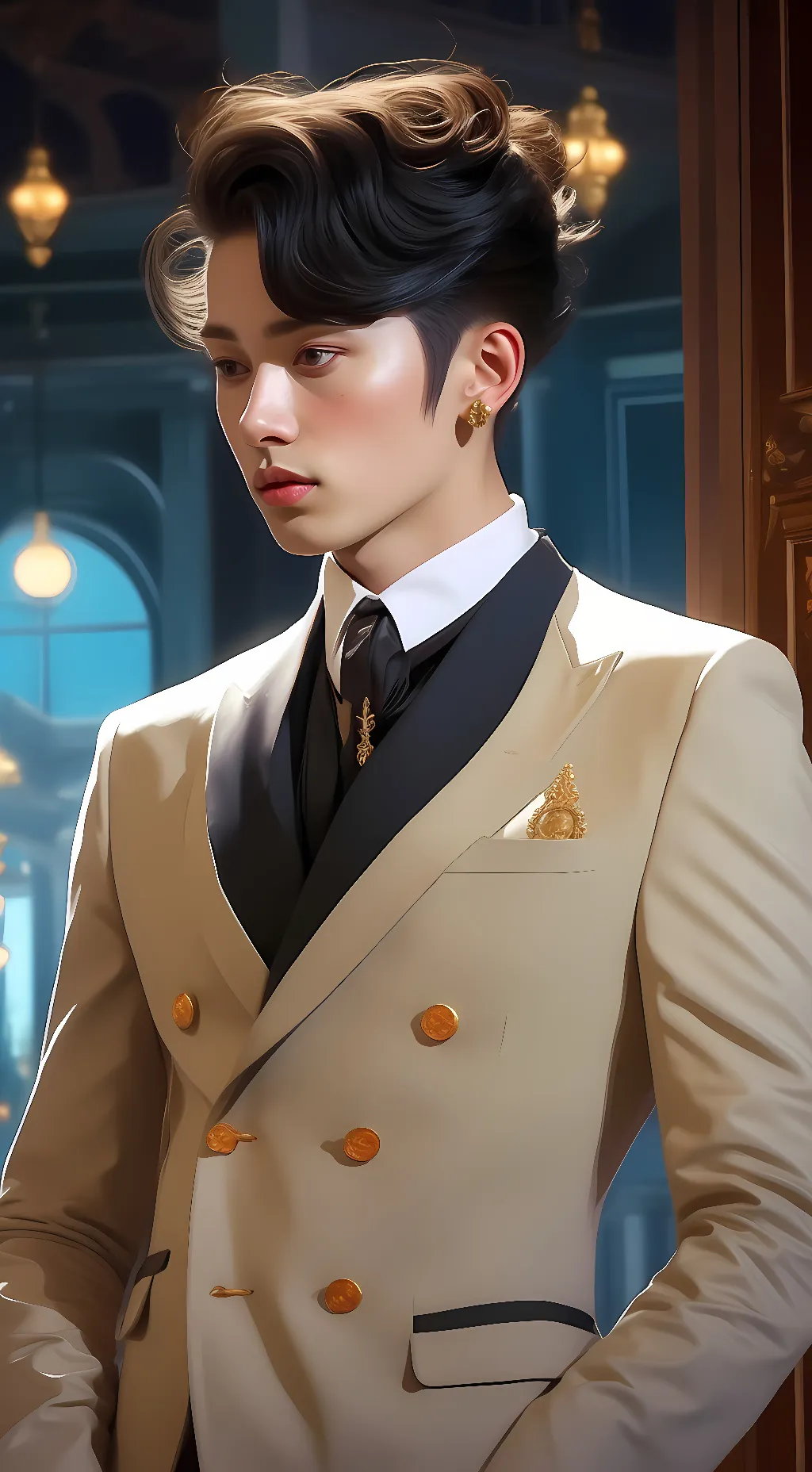 ai character: cat lover background