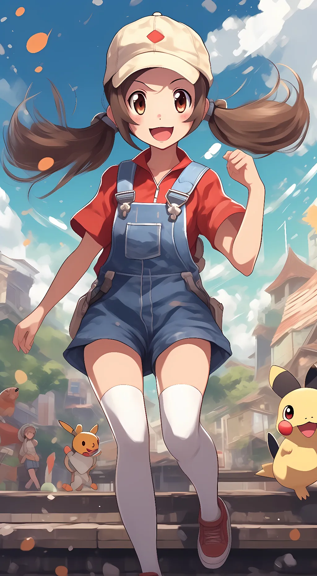 ai character: Lyra (Pokemon) background