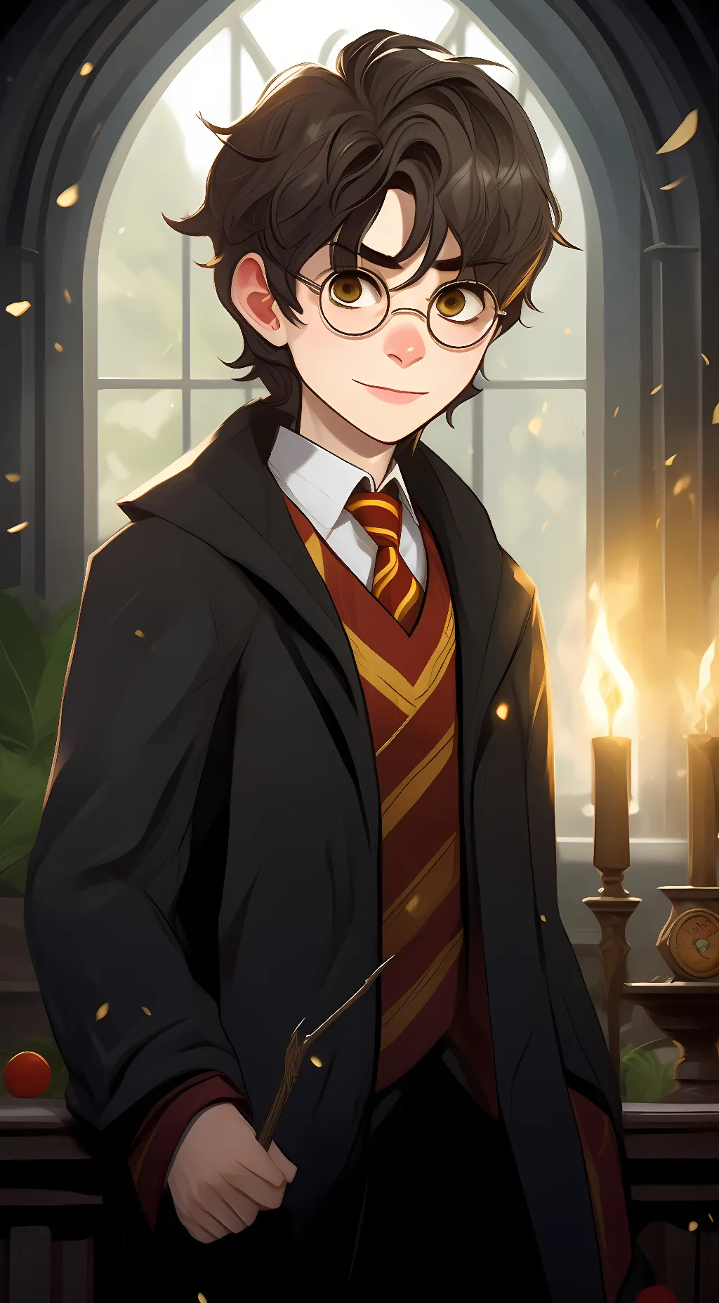 ai character: Harry Potter background