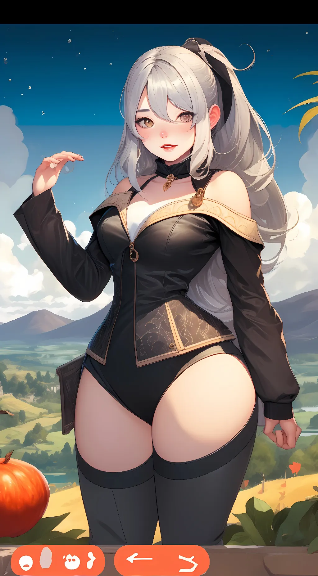 ai character: GIYUU TAPIOCA  background
