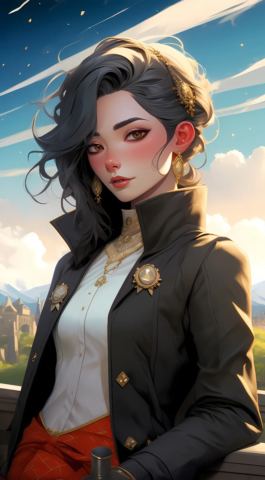 ai character: Evelyn Lee background