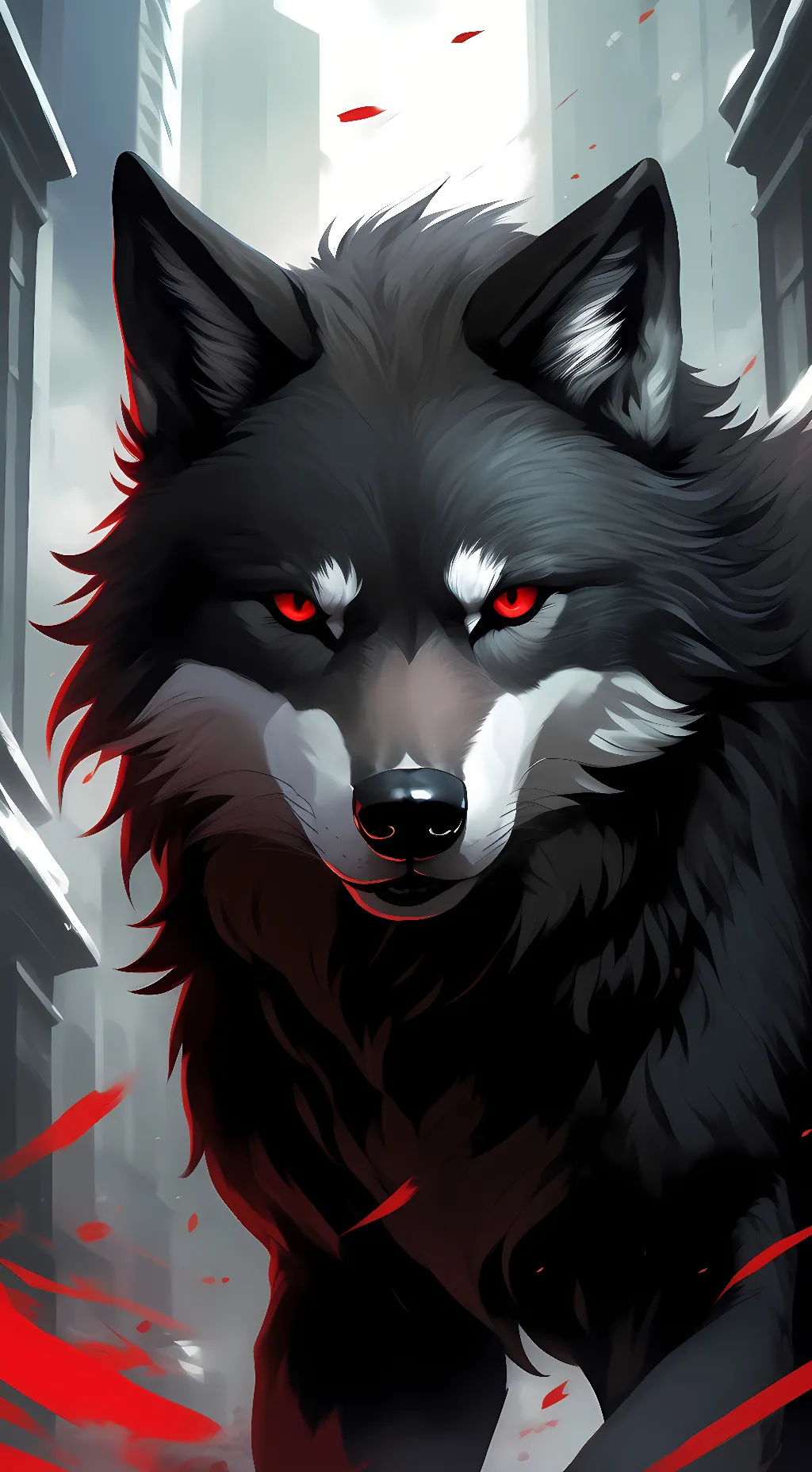 ai character: Void background