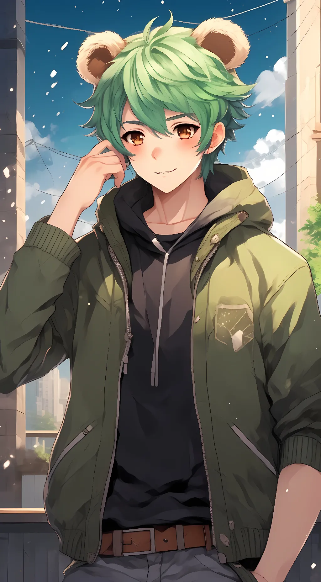ai character: Flippy background