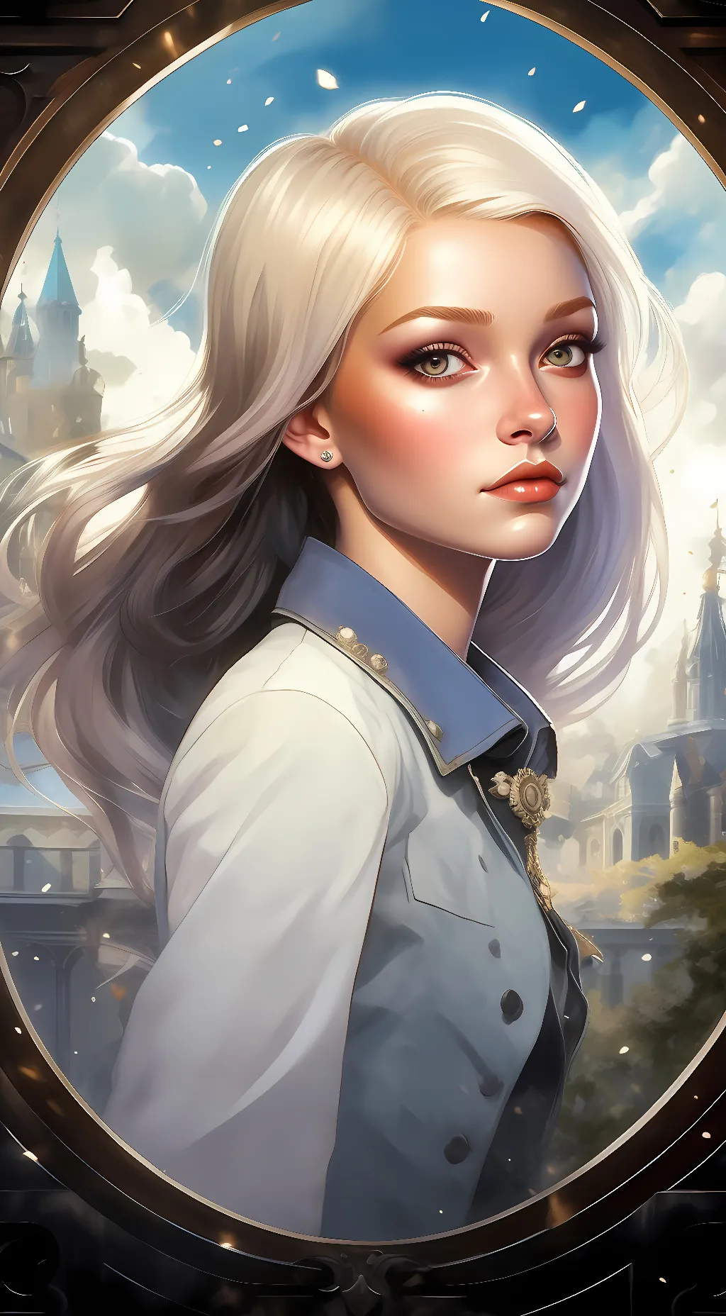ai character: Adelaide Linden background
