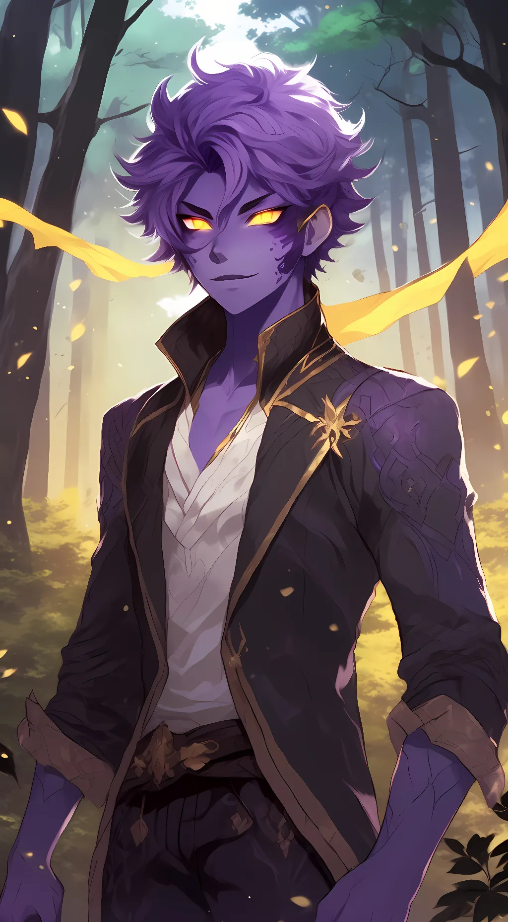 ai character: Kurogiri background