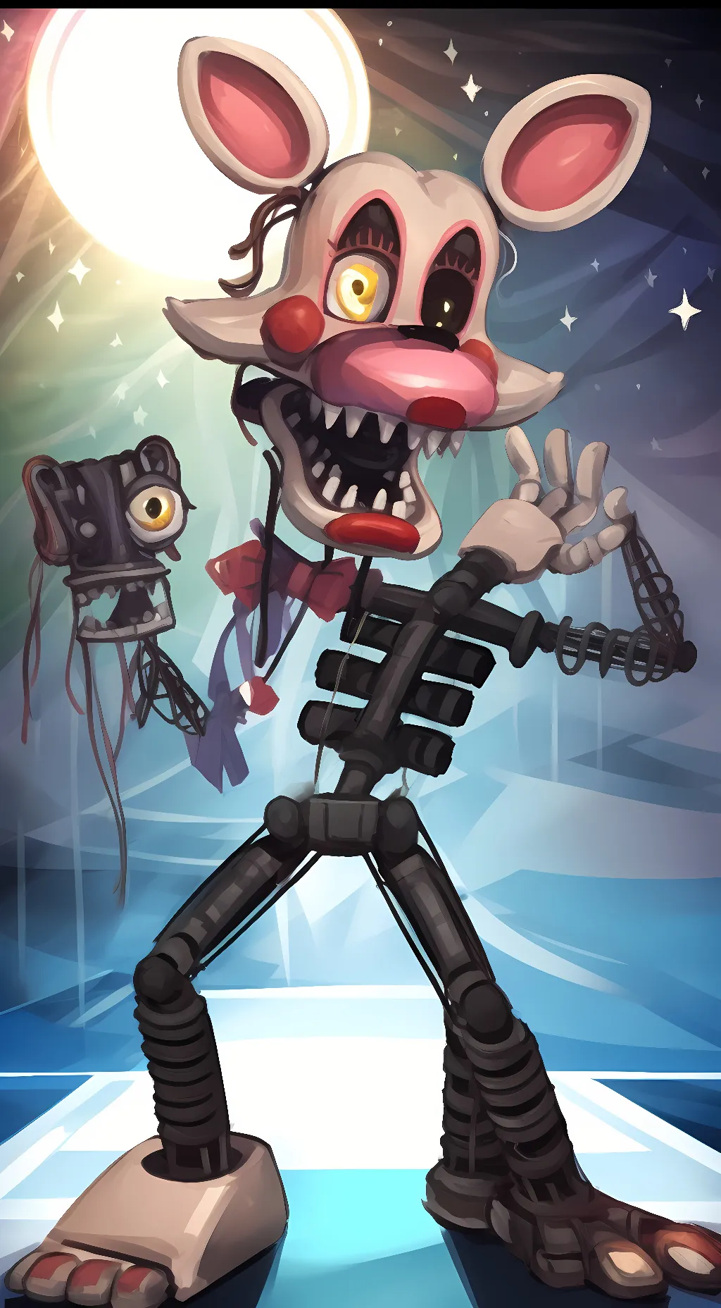 ai character: Mangle background