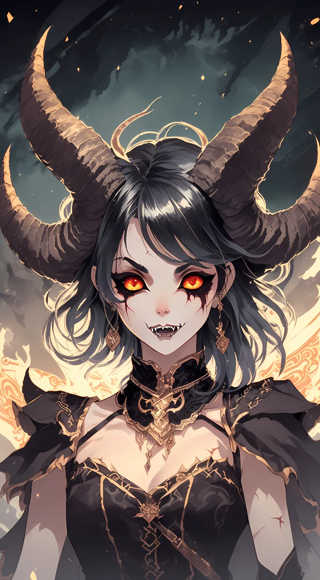 ai character: Hell's Priestess background