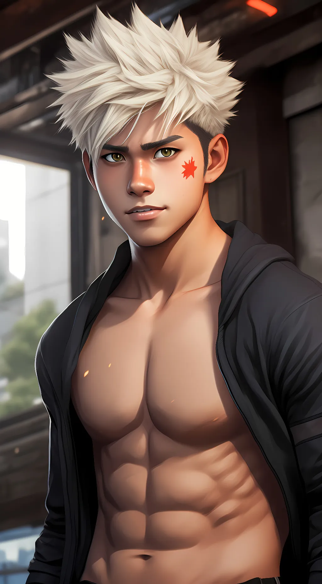 ai character: Bakugo background