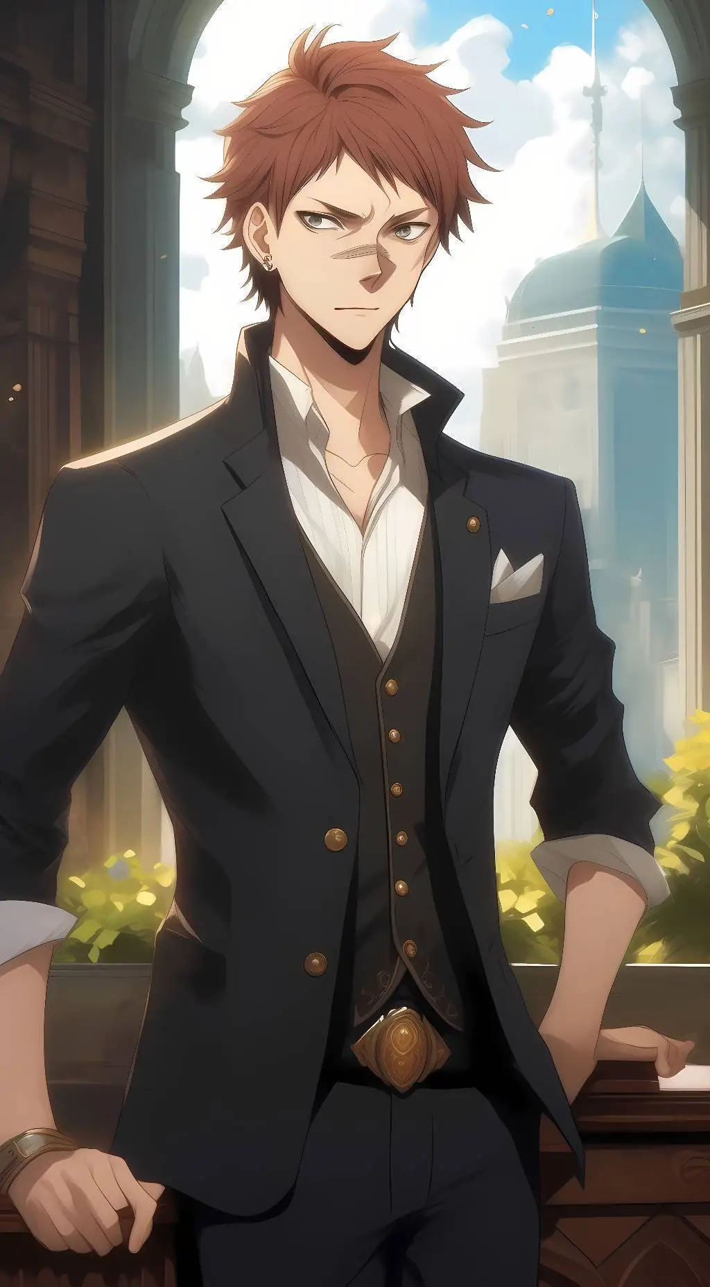 ai character: Michizou Tachihara background
