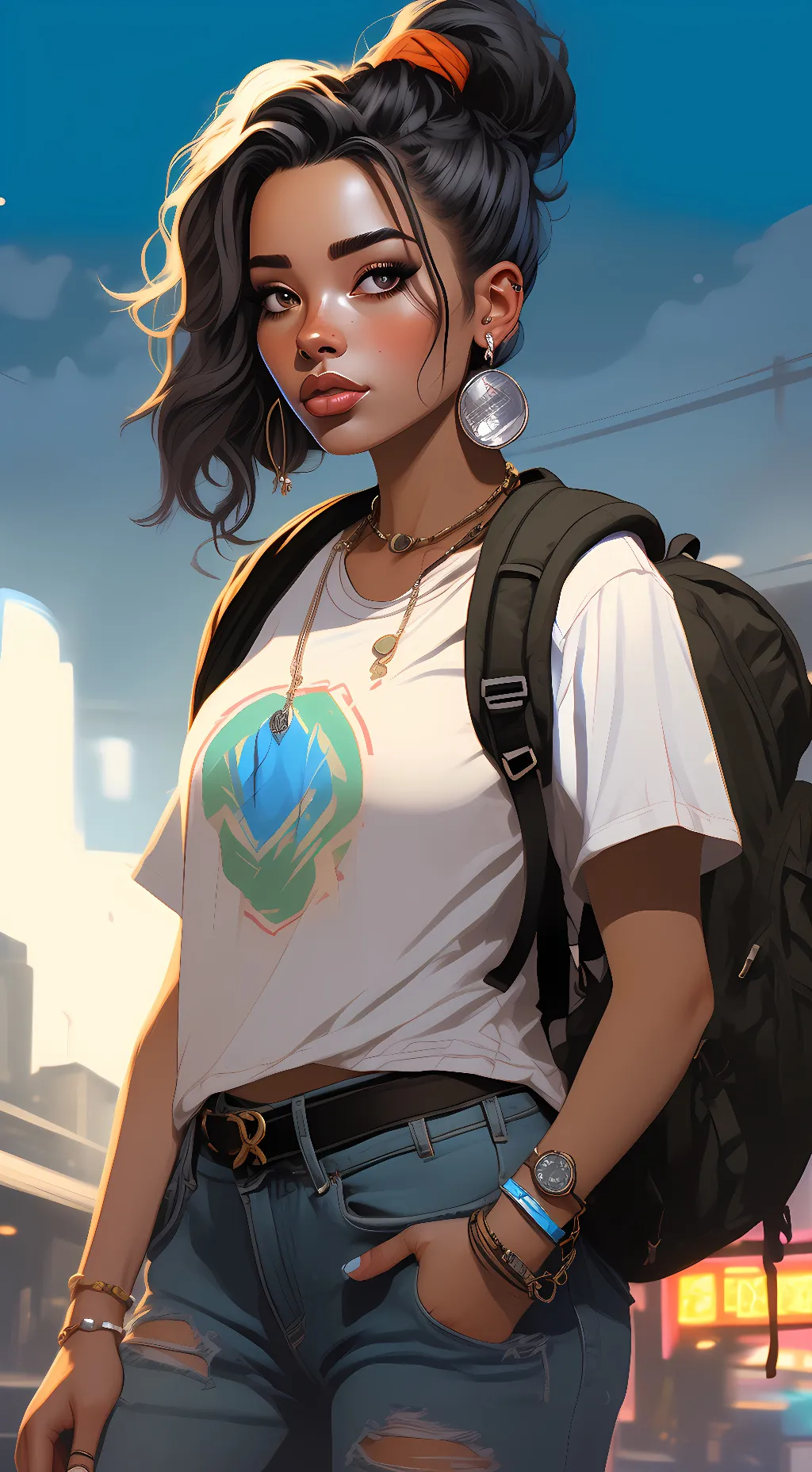 ai character: Alizeh background