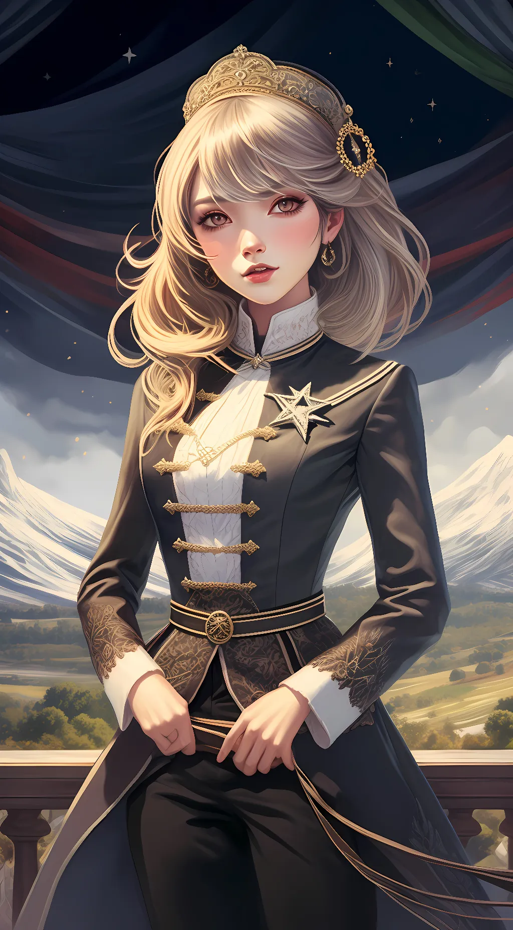 ai character: Angel  background