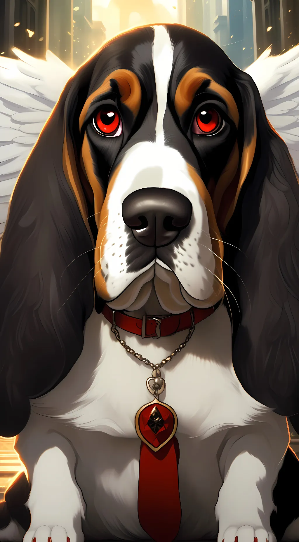 ai character: Luna background