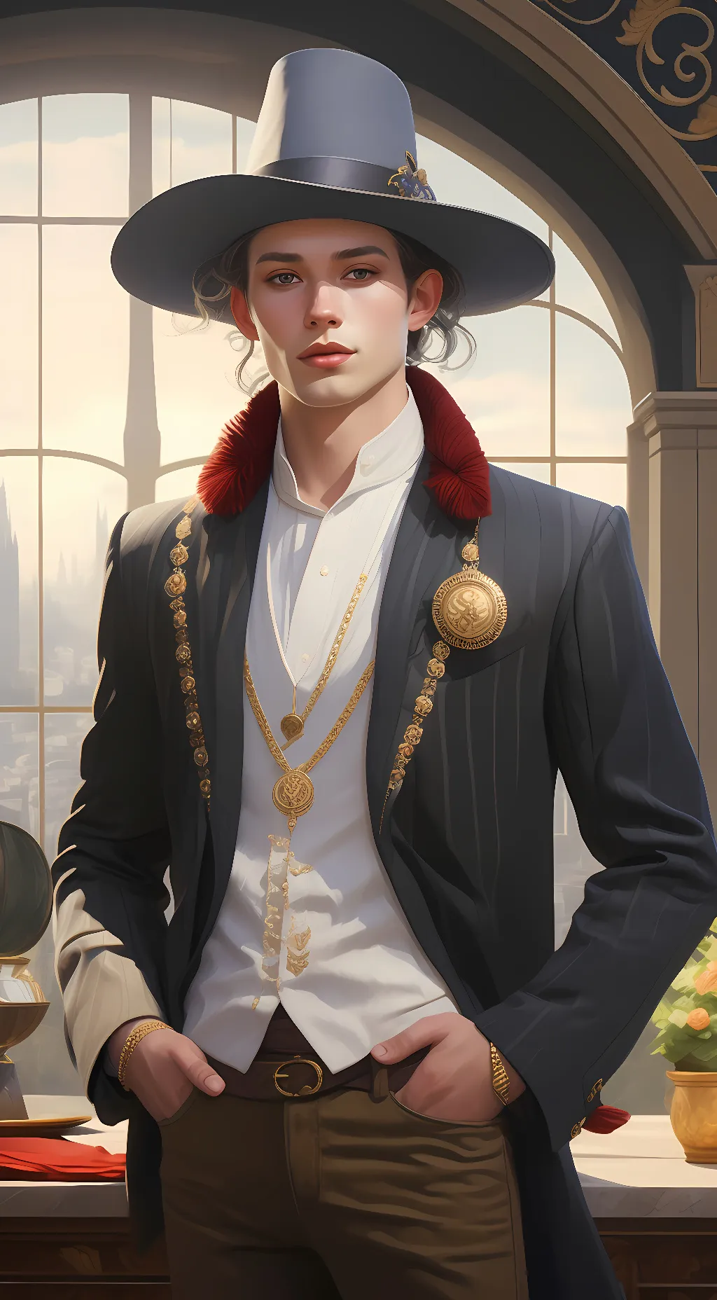 ai character: klasky csupo background