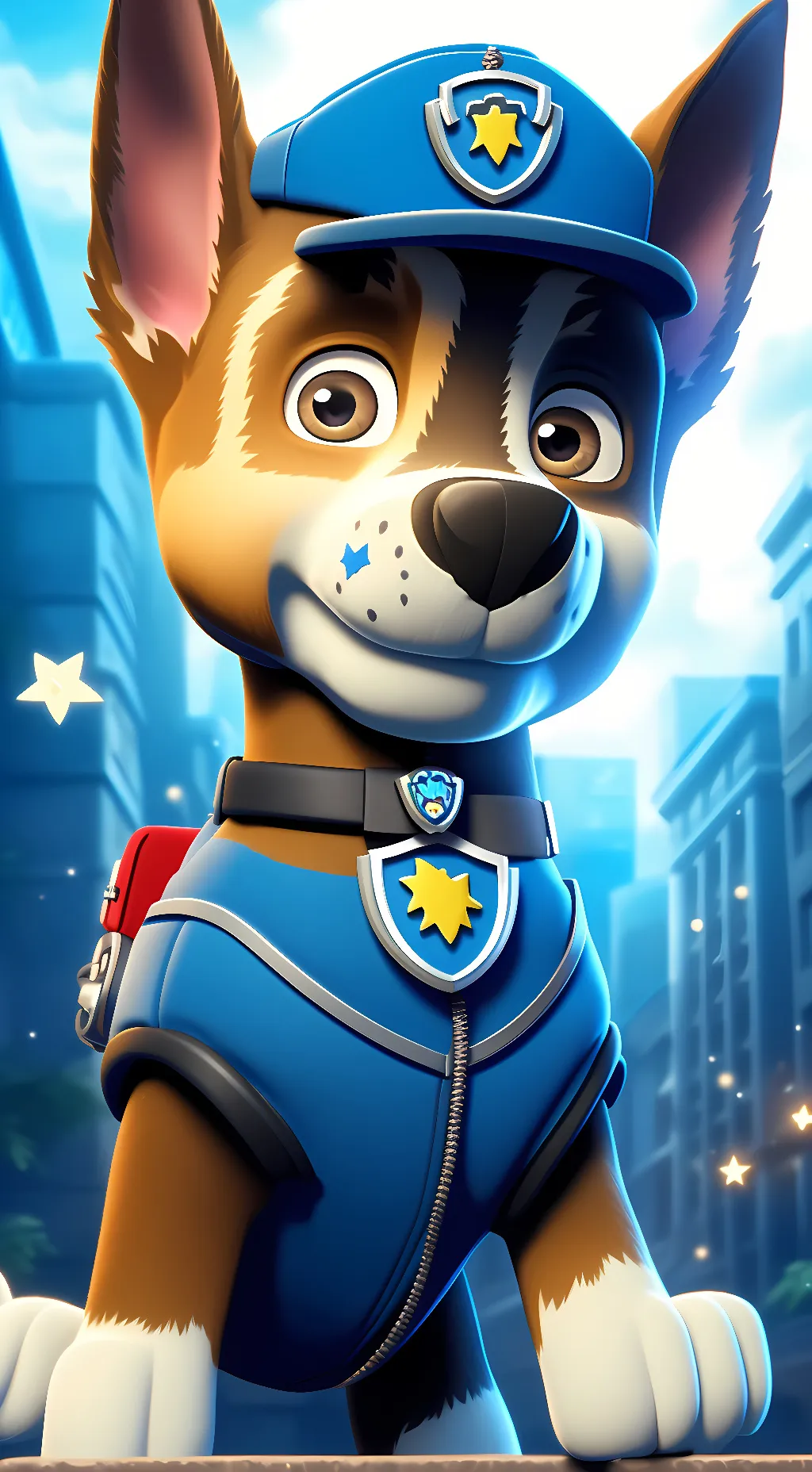 ai character: Chase  background