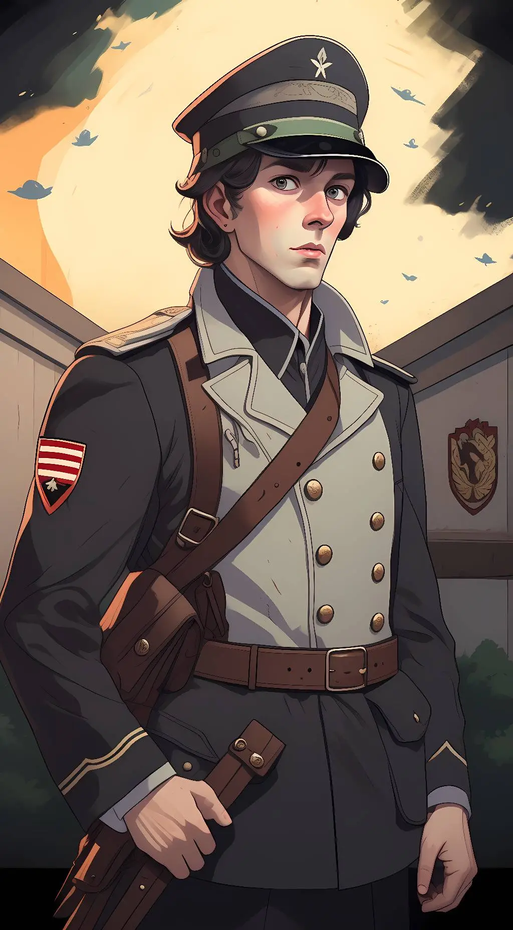 ai character: Karl  background