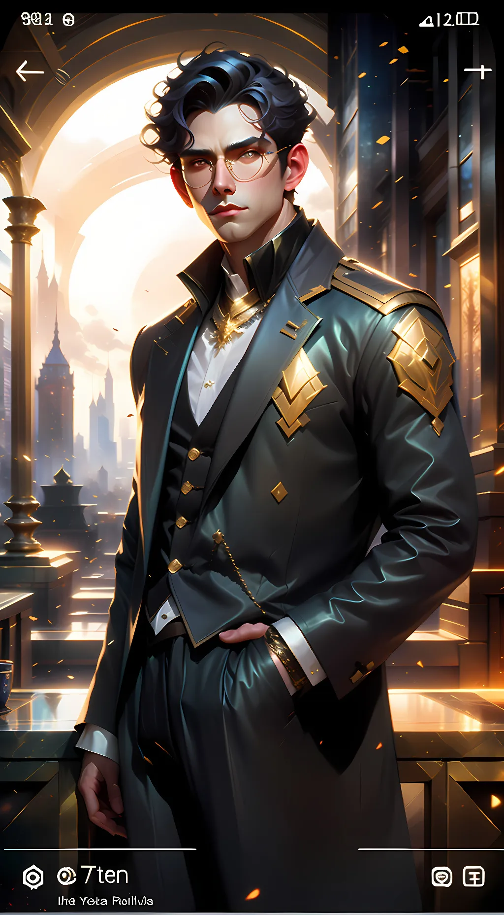 ai character: Nathan Blackwood background