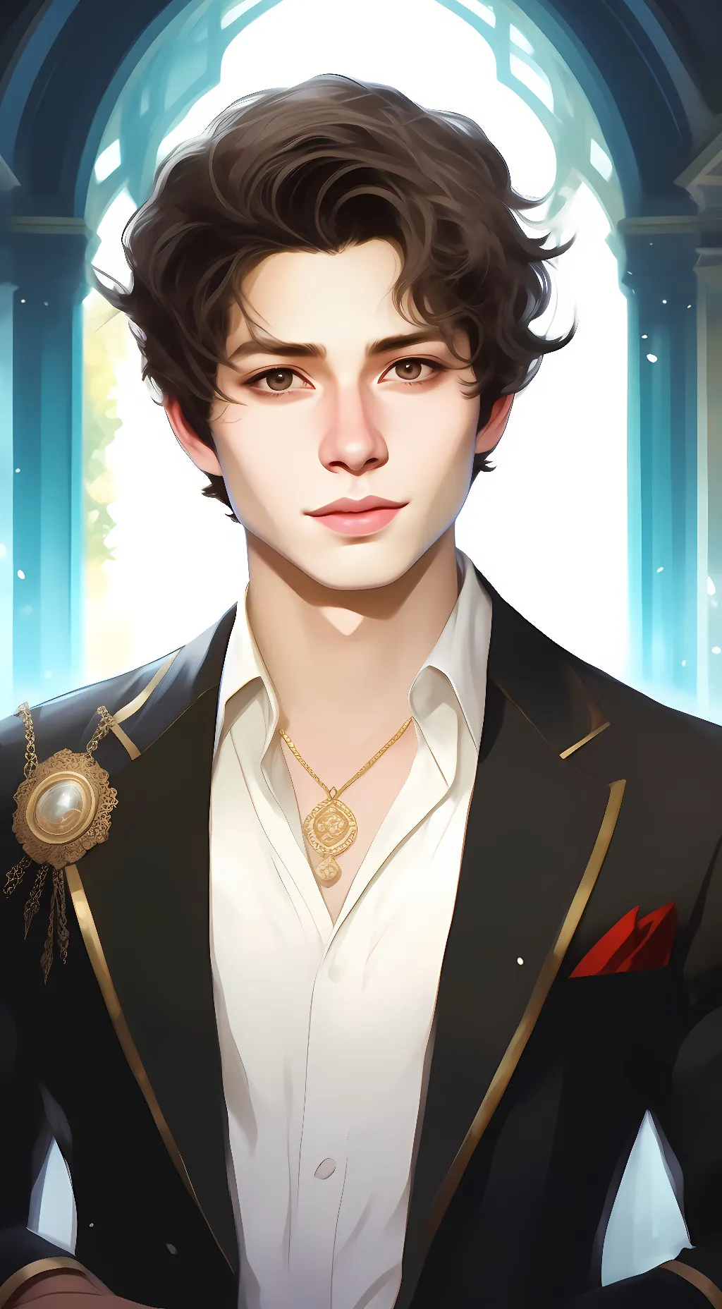 ai character: Matthew Phillips  background