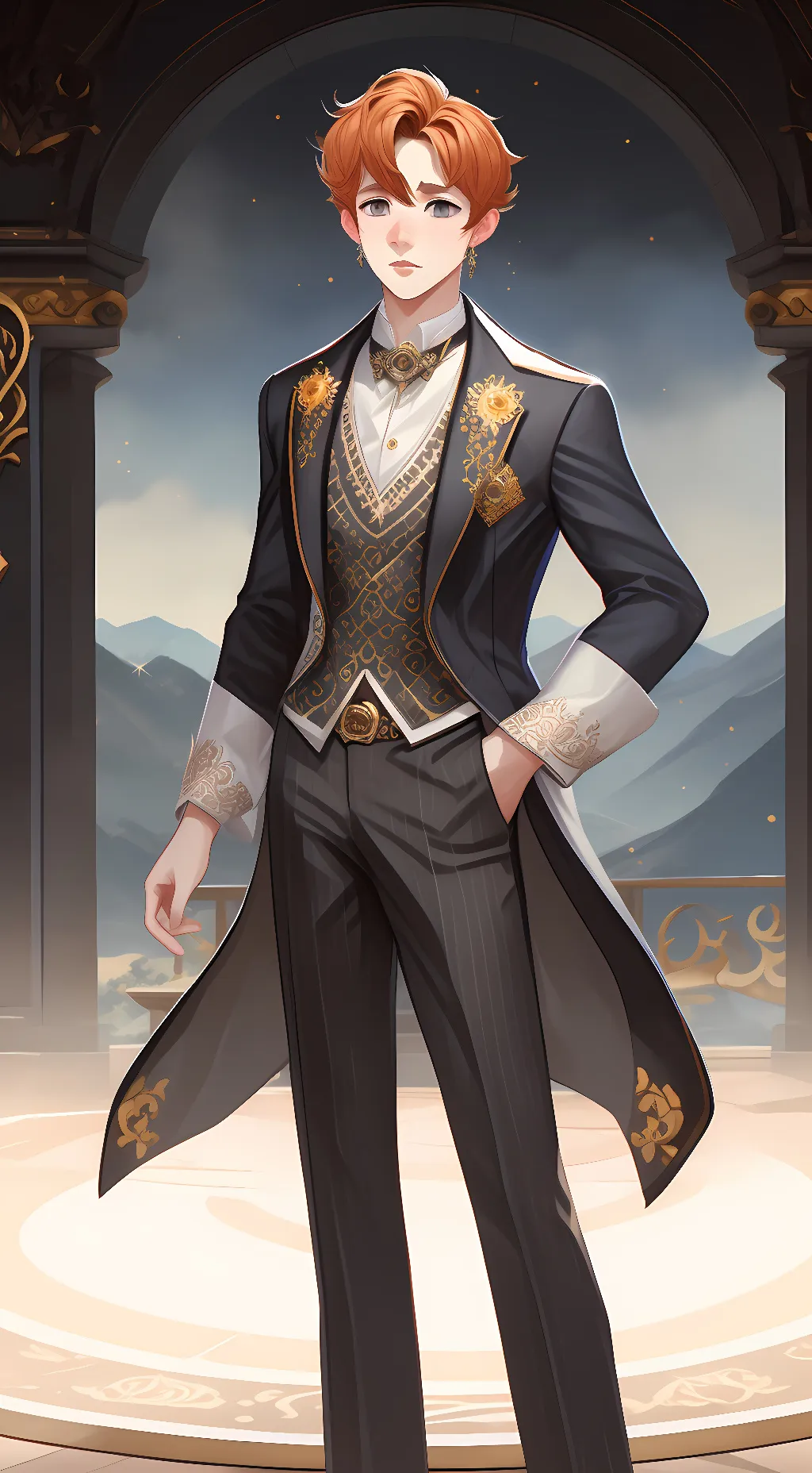 ai character: zenitsu  background