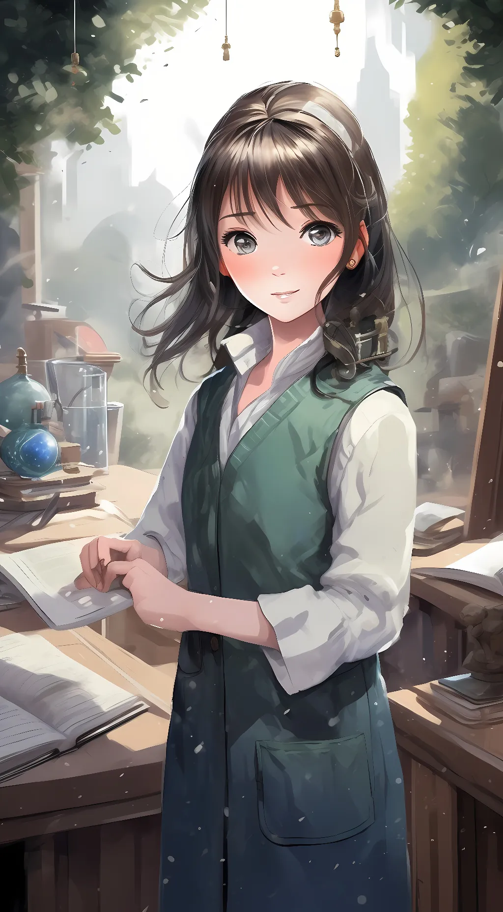 ai character: Ms. Eline background