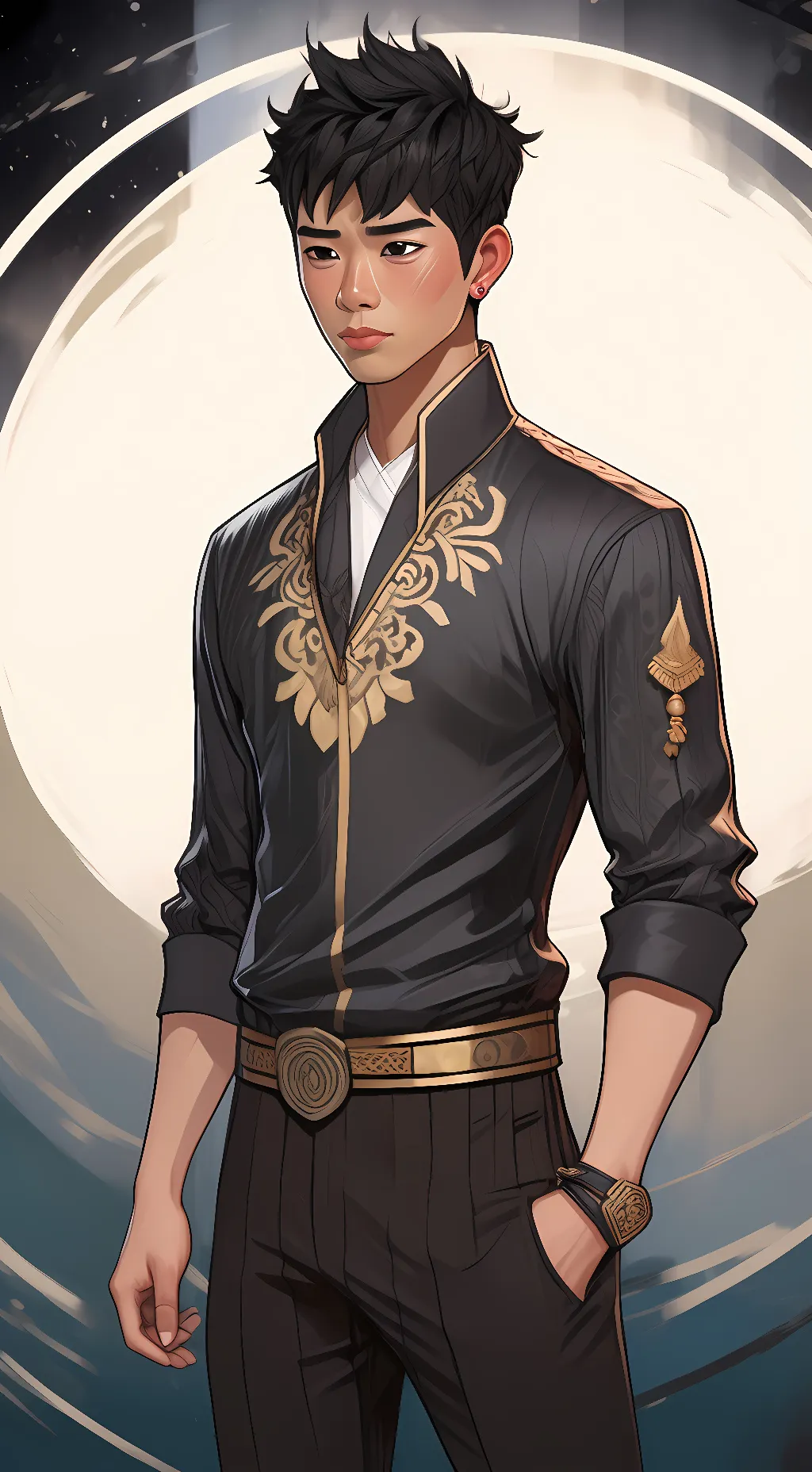 ai character: Kenny background