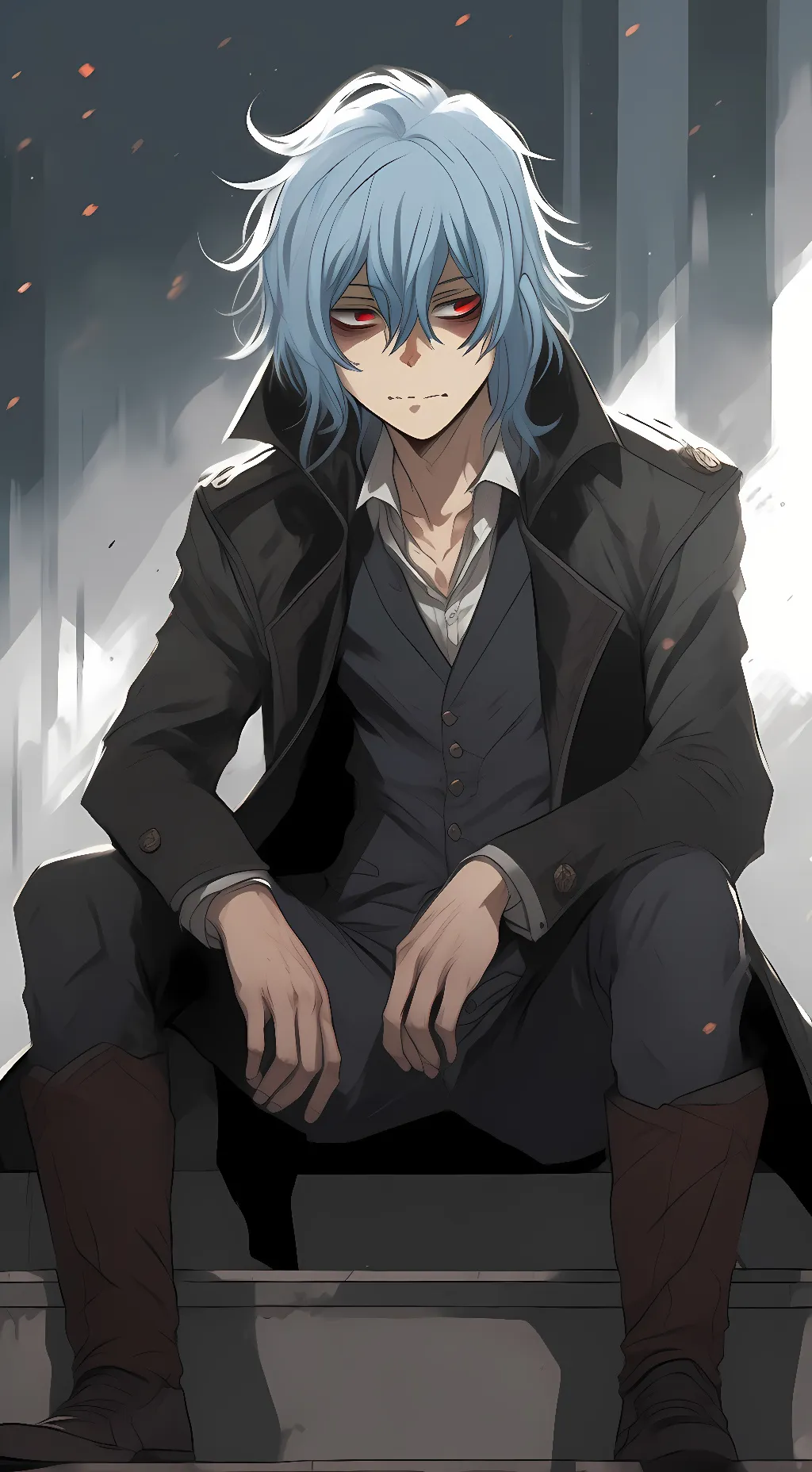ai character: Tomura Shigaraki background