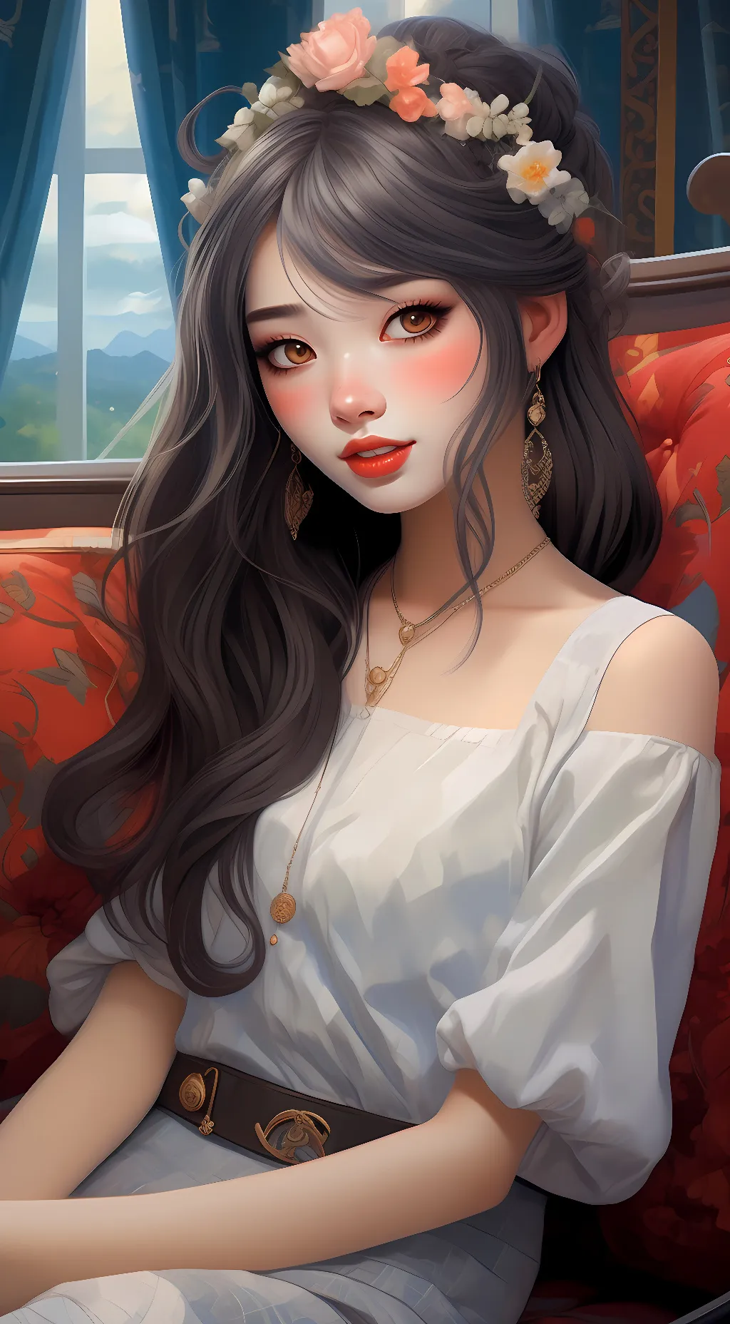 ai character: Sophia De Luca background