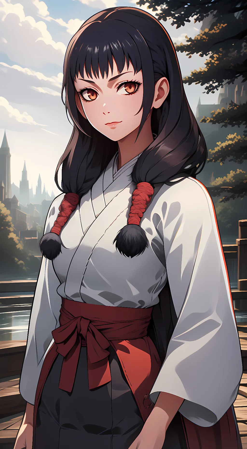 ai character: Utahime Iori  background