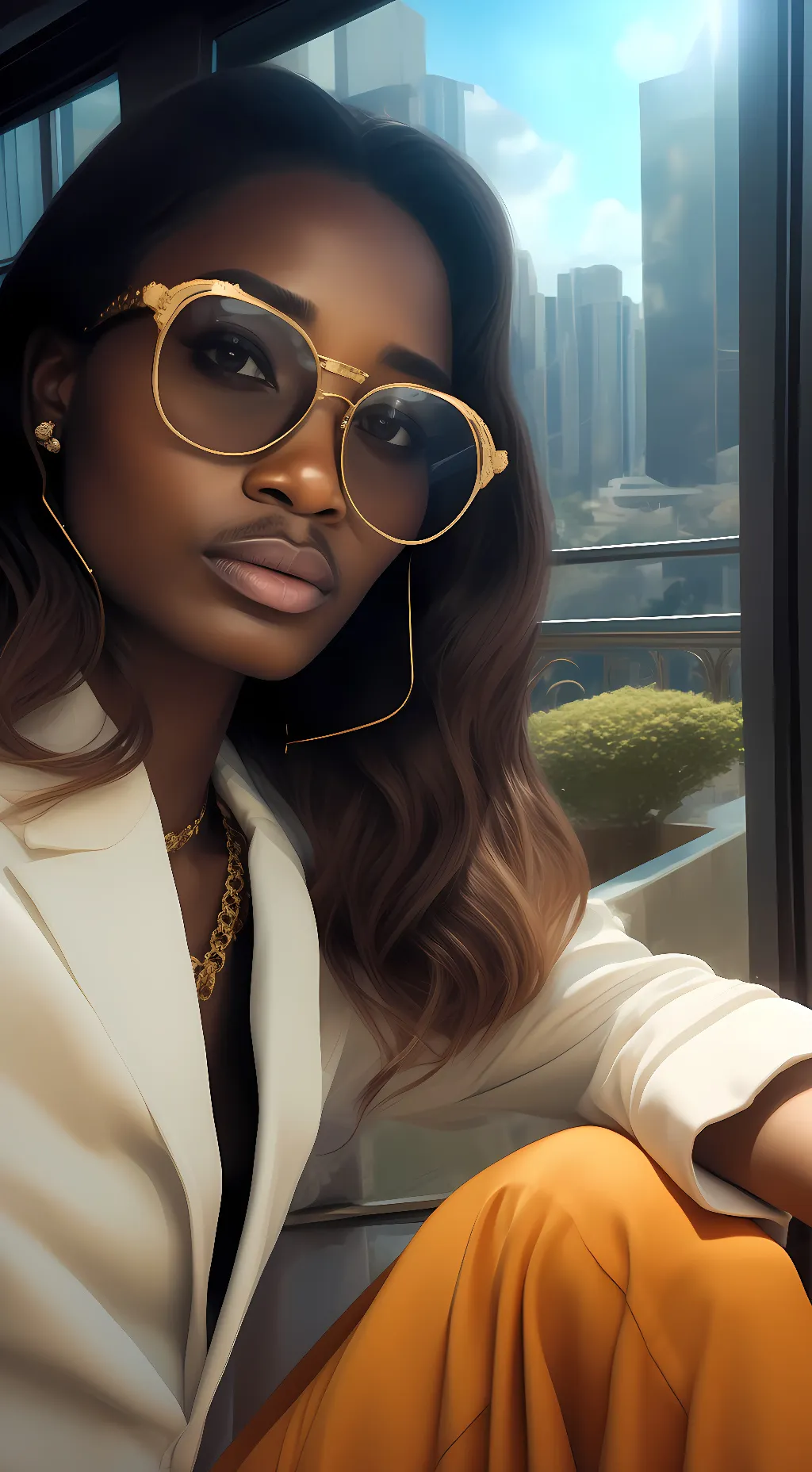 ai character: mommy Melissa background