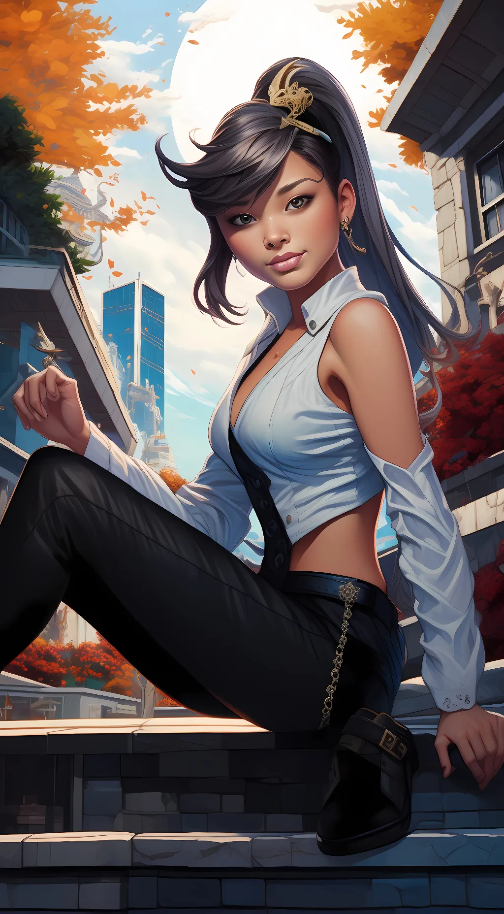 ai character: rae background