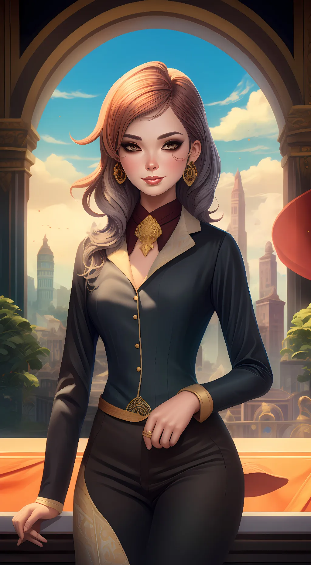 ai character: Olivia background