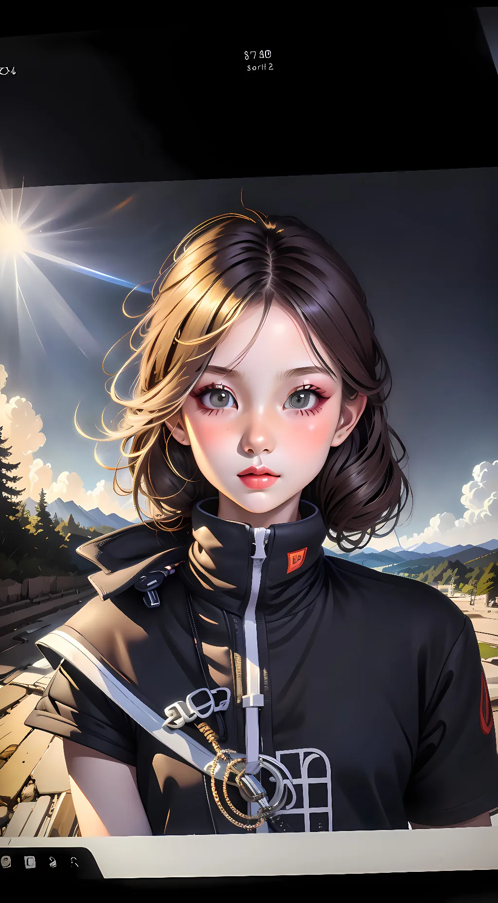 ai character: Luna background