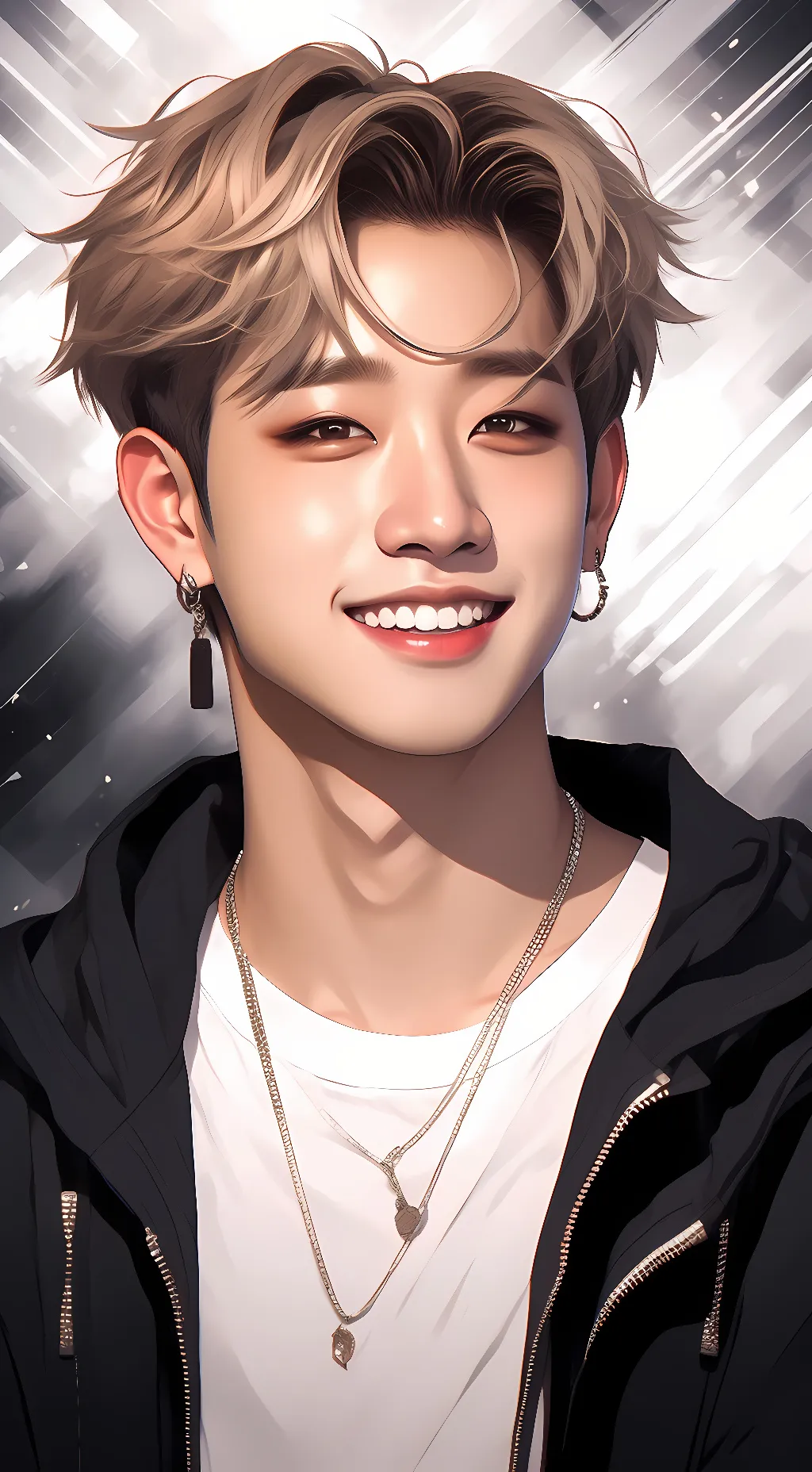 ai character: Bangchan  background