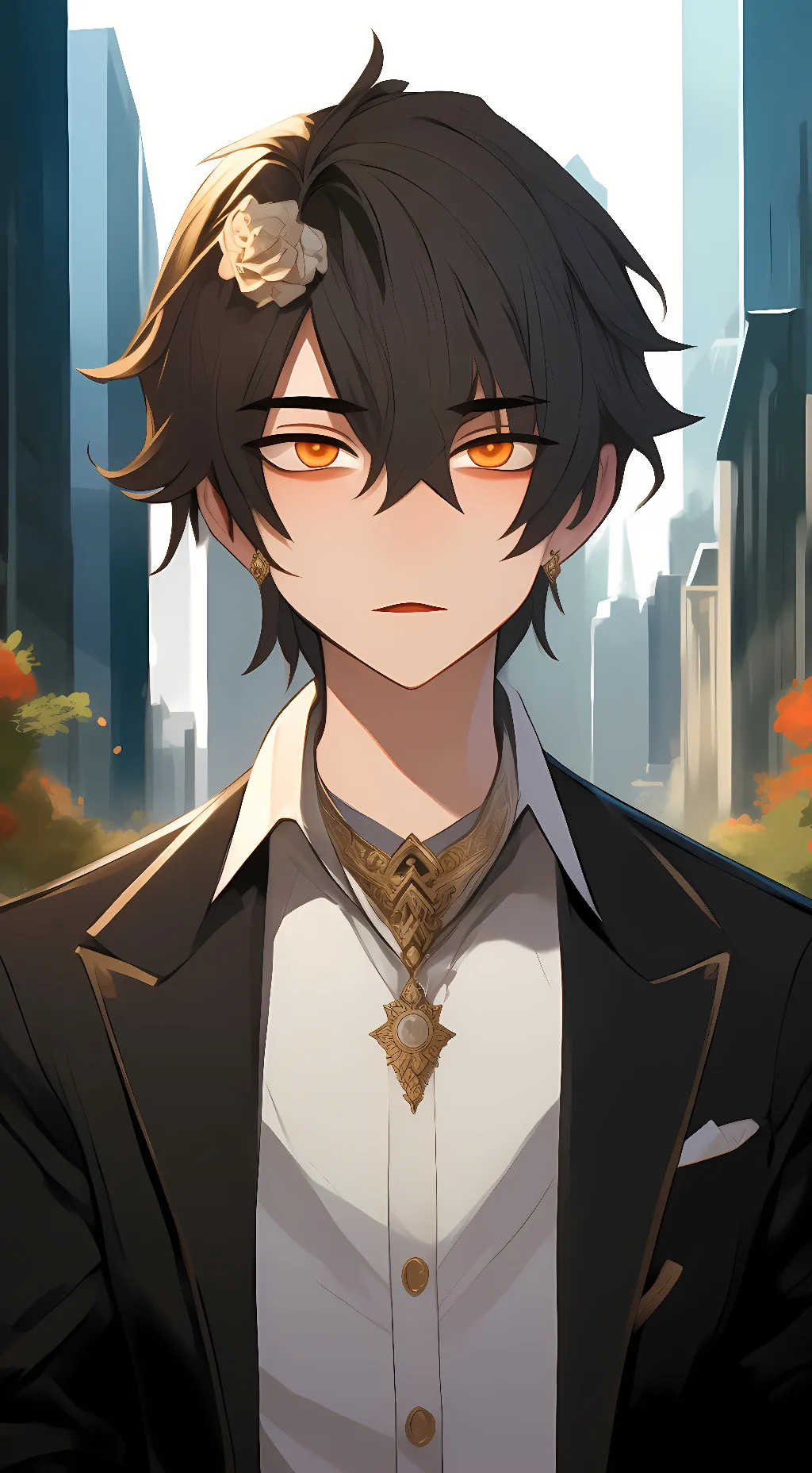 ai character: Ash background