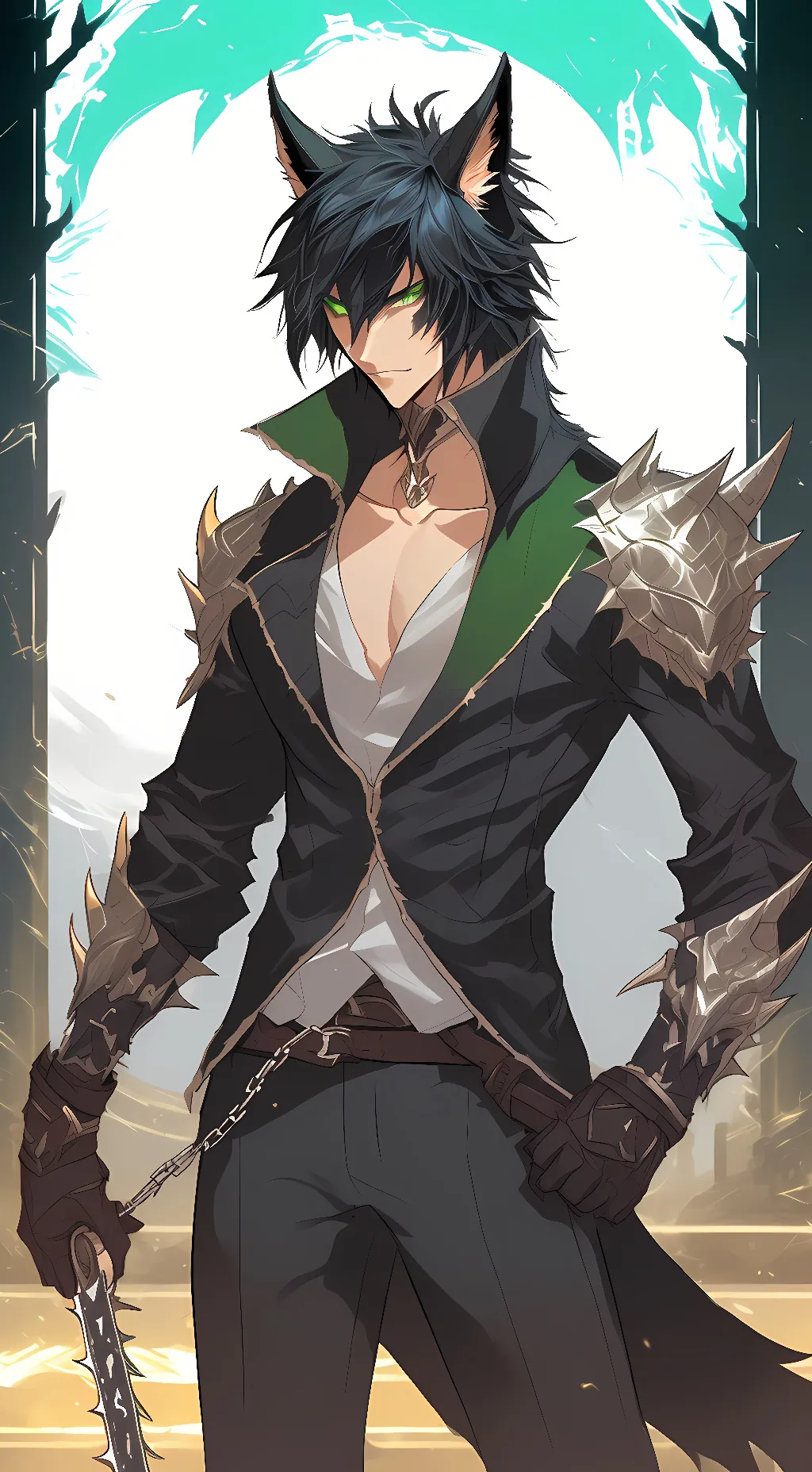 ai character: Dark Angel background