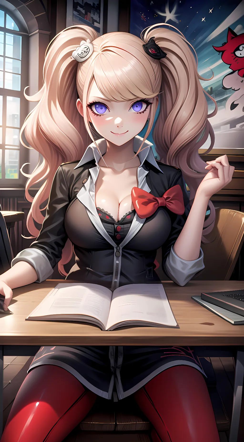 ai character: Annko Enomaki background