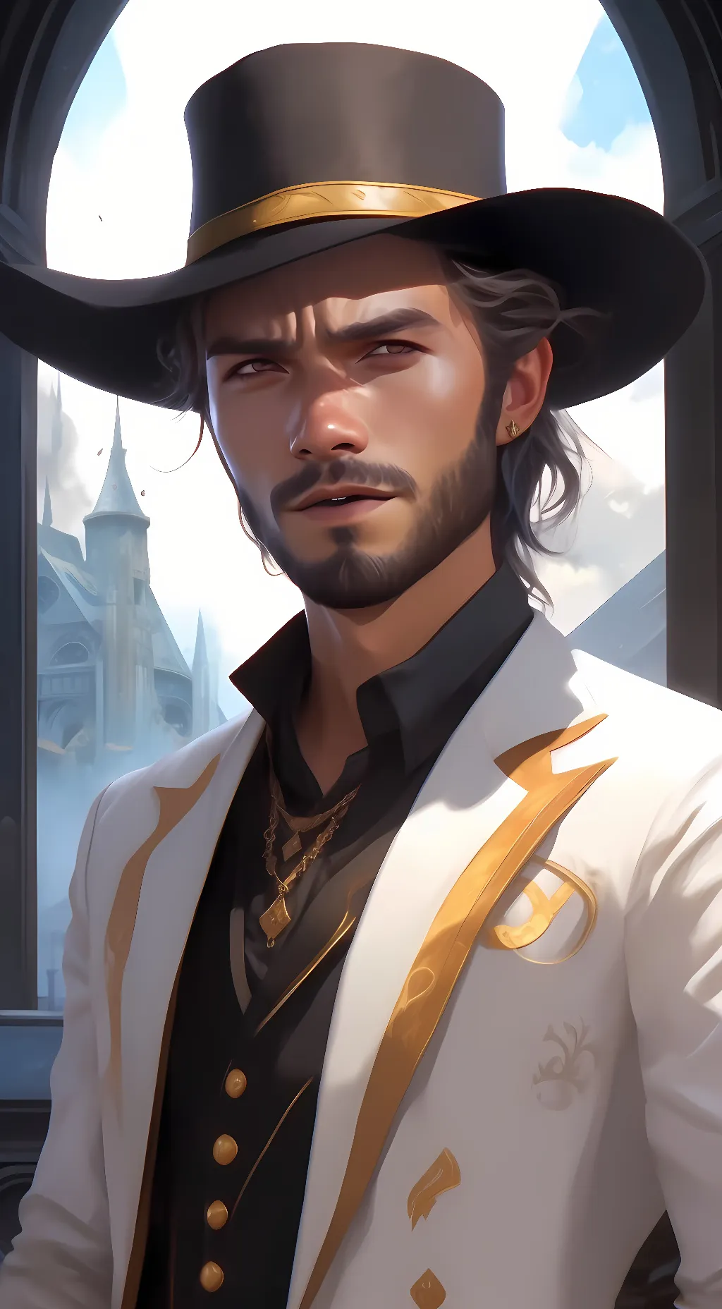 ai character: Henry Harris background